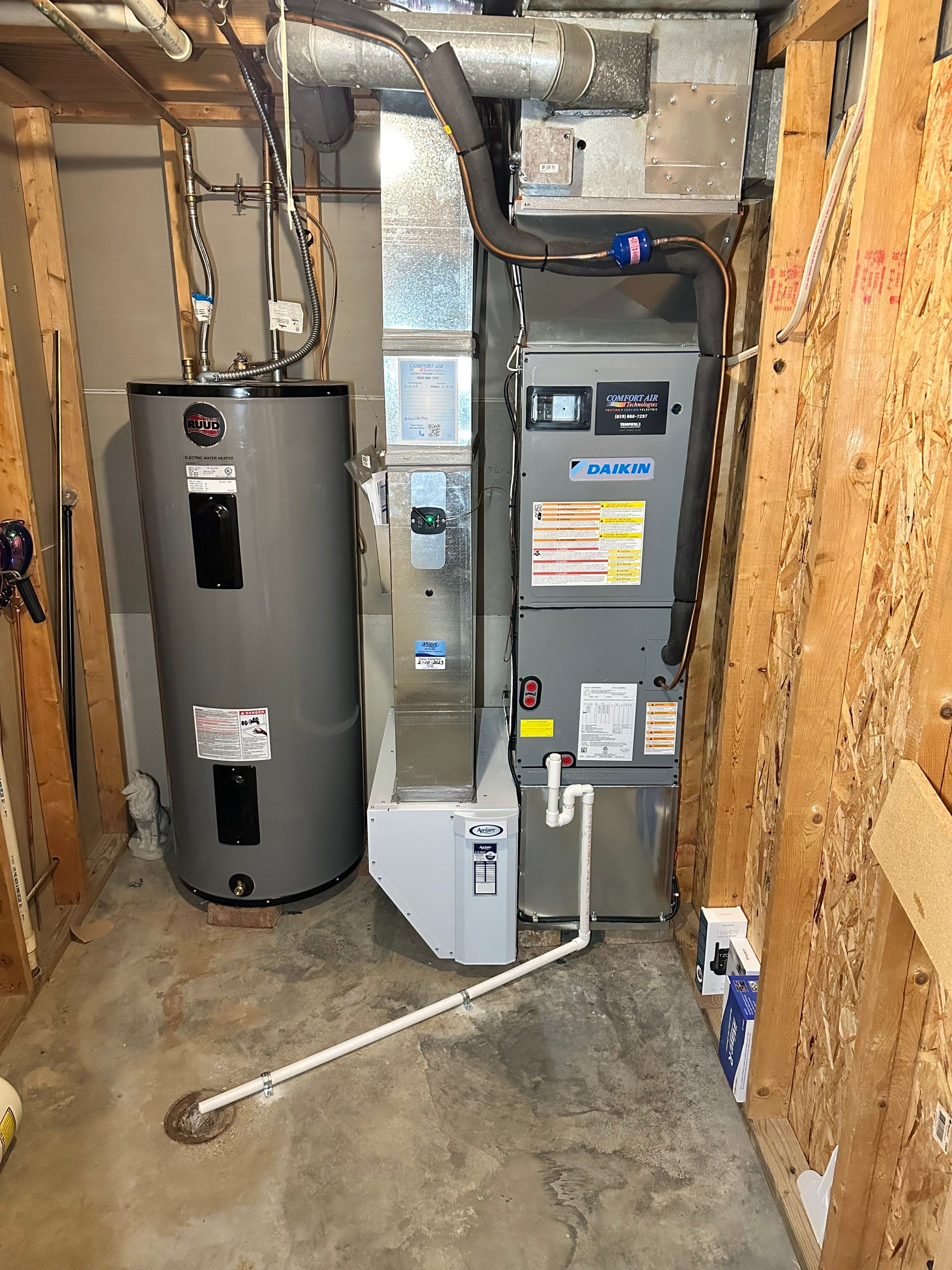 Heat Pump & Air Handler Installation using Daikin Fit by Comfort Air Technologies