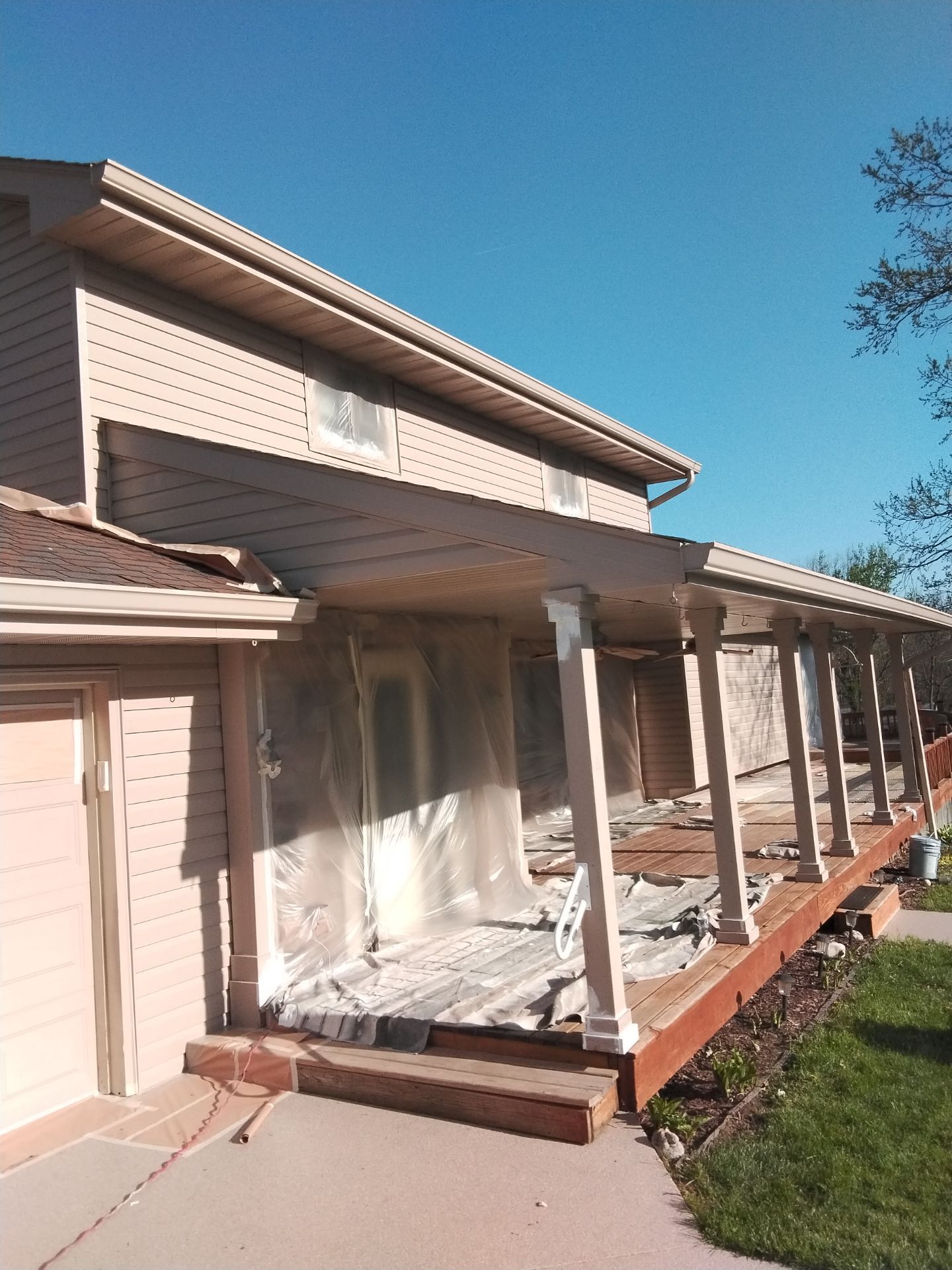 Residential Exterior Repaint Including Shop and Shed  by Midwest Paint LLC