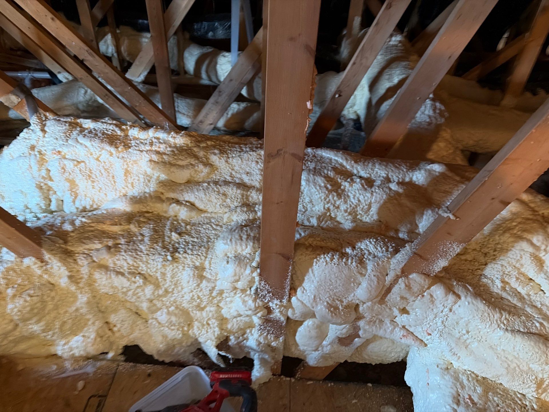 Sanitizing and Transforming a 2,100 sq ft Attic for a Better Home Performance by Home Environment Solutions