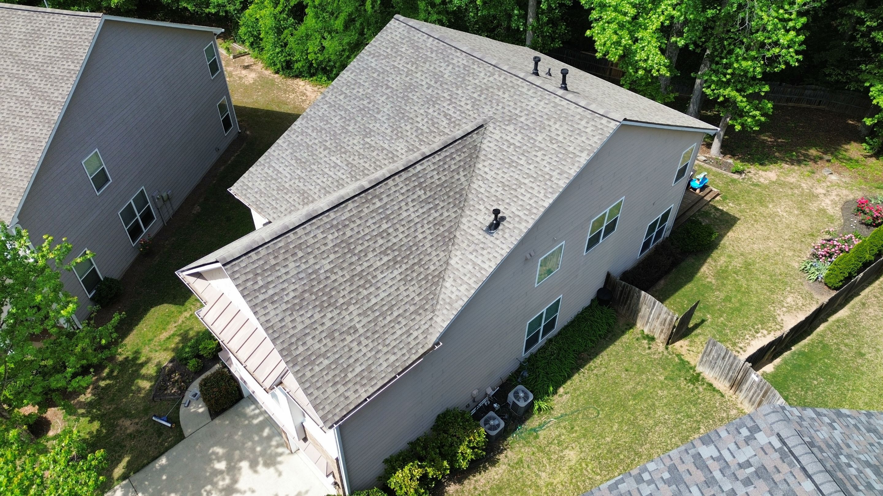 Cumming, GA Roof Replacement GAF Timberline HDZ Weathered Wood by Reset Roofing