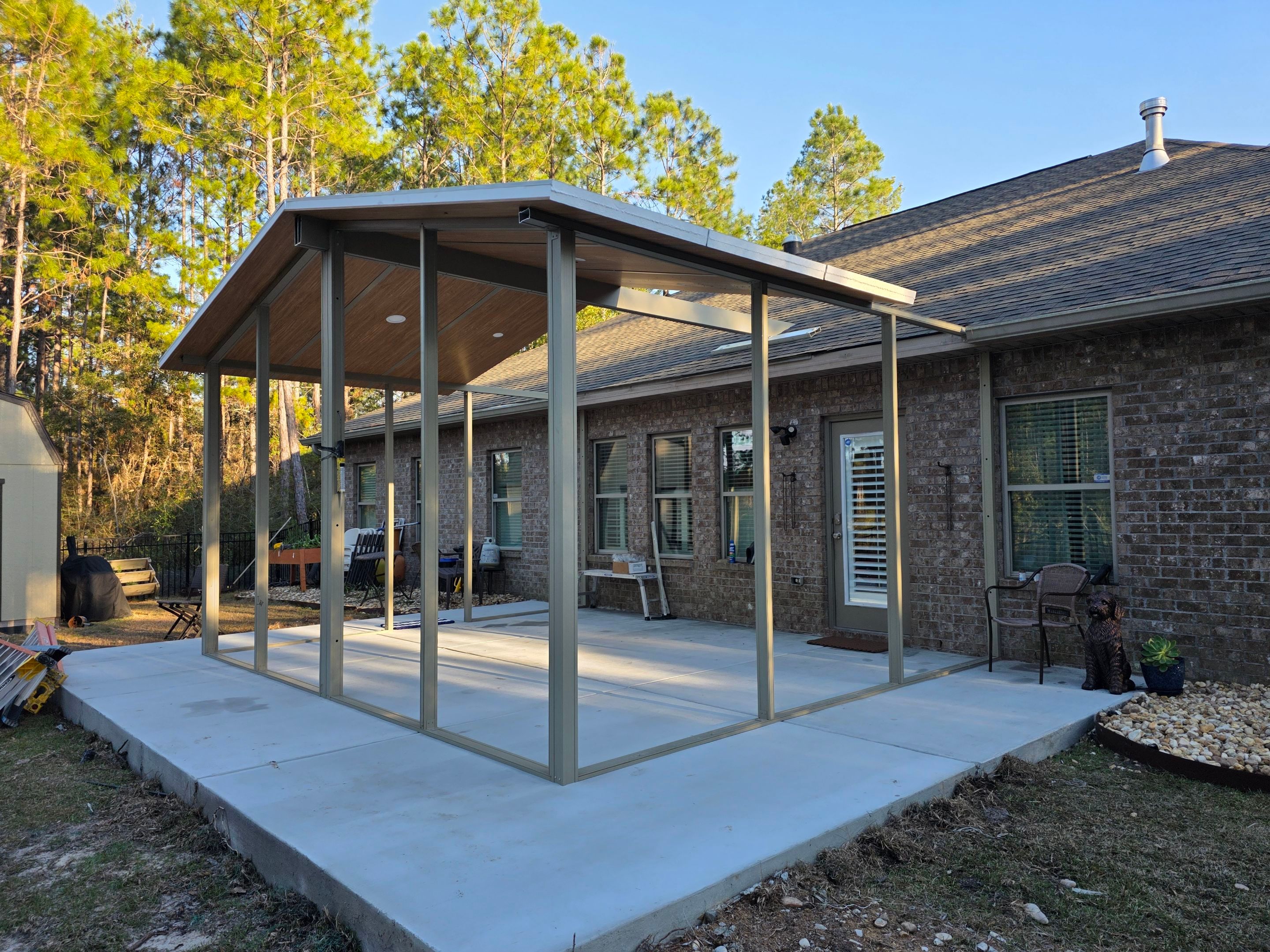Steelwood Cathedral Screen Room by Titan Sunrooms