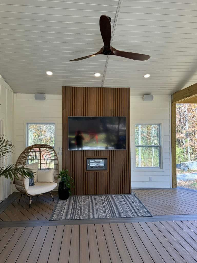 Composite Porch by Pillar and Pine