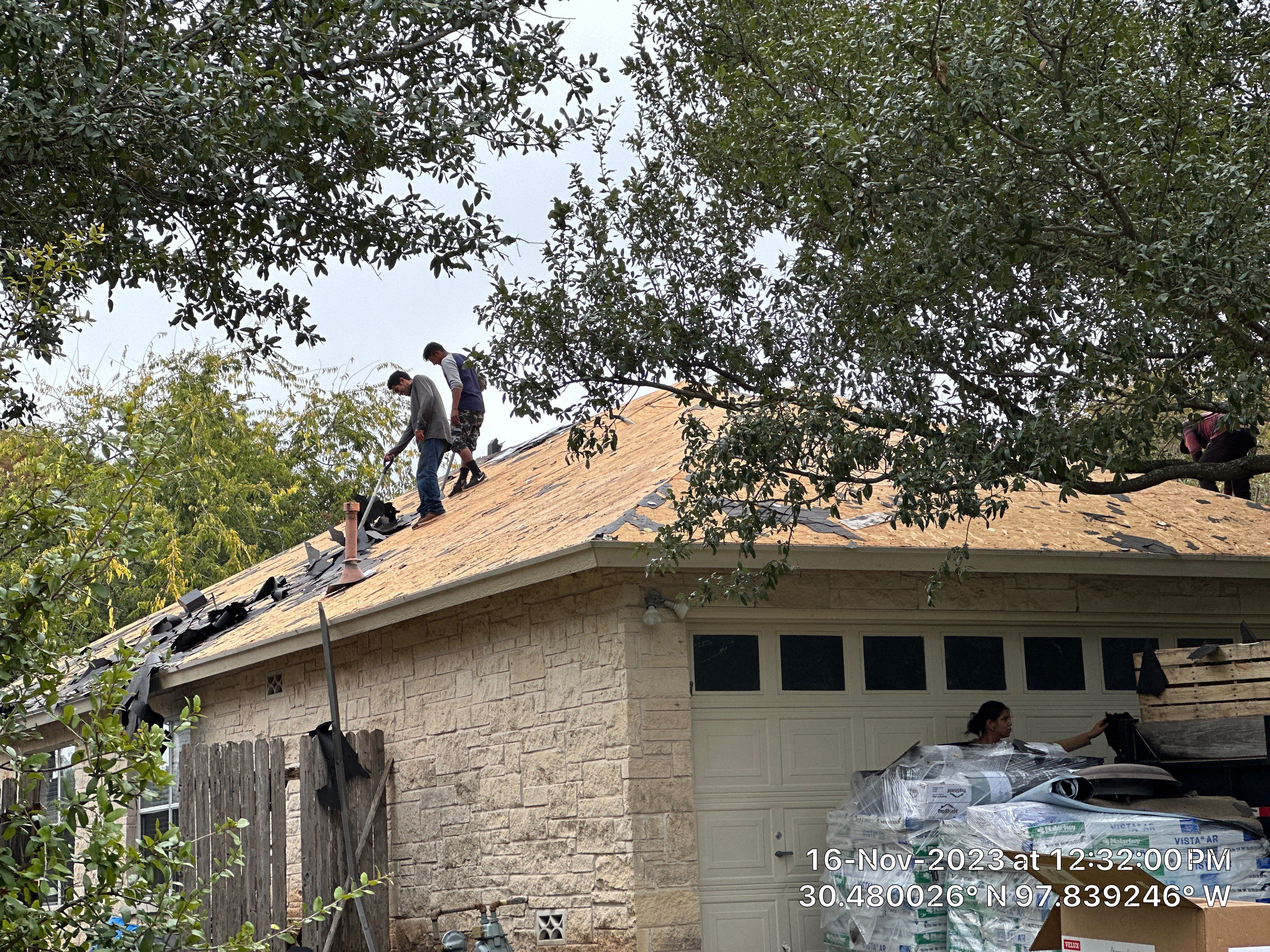 Residential Roof Replacement and Fence Restoration in Cedar Park by Caliber Restoration LLC