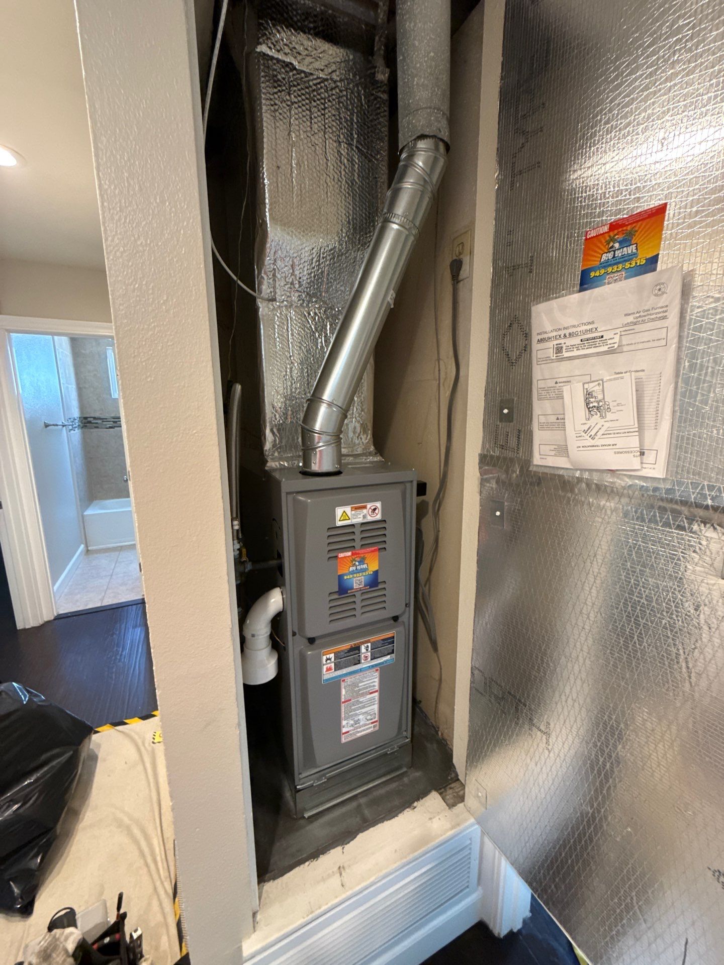 Heater Replacement in Huntington Beach by Big Wave Heating & Air Conditioning