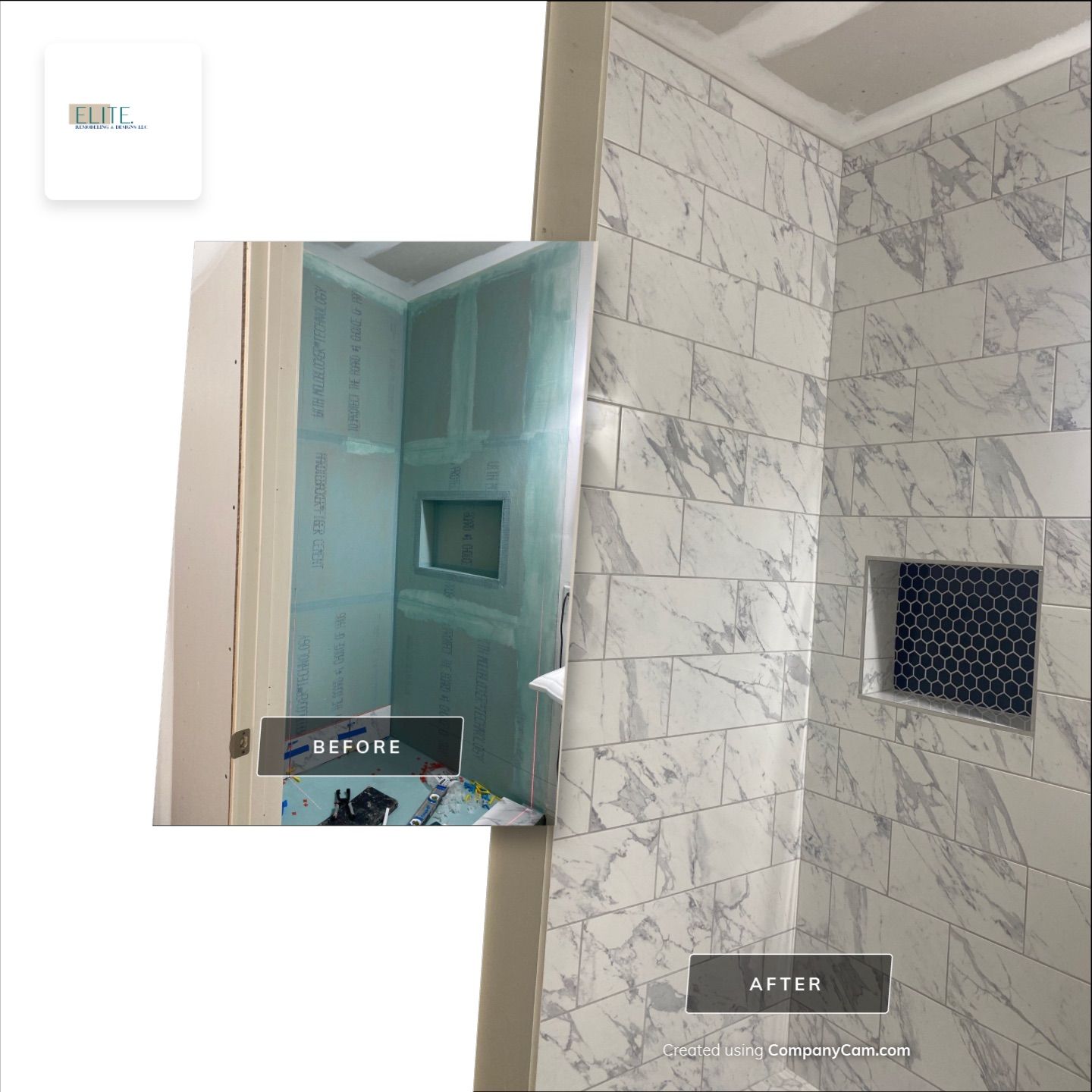 A Pathway to Possibility – Turning a Half Bath into a Full Retreat in Holly Springs by Elite Remodeling and Design LLC