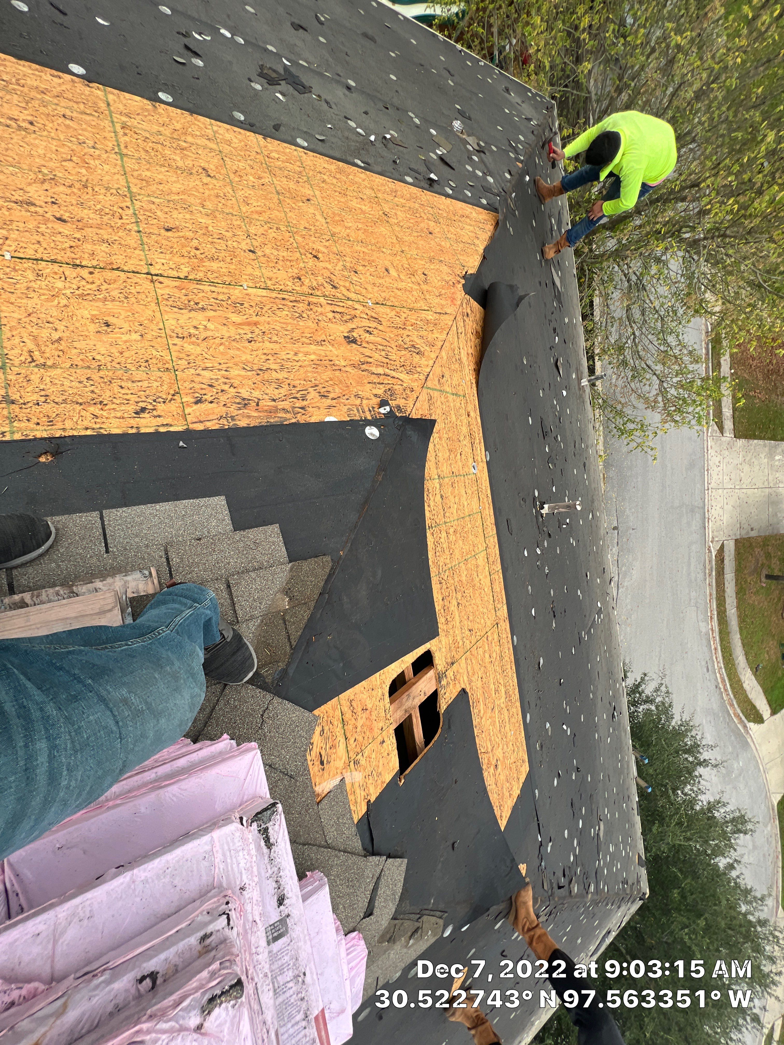 Residential Exterior Restoration and Roof Update in Hutto by Caliber Restoration LLC