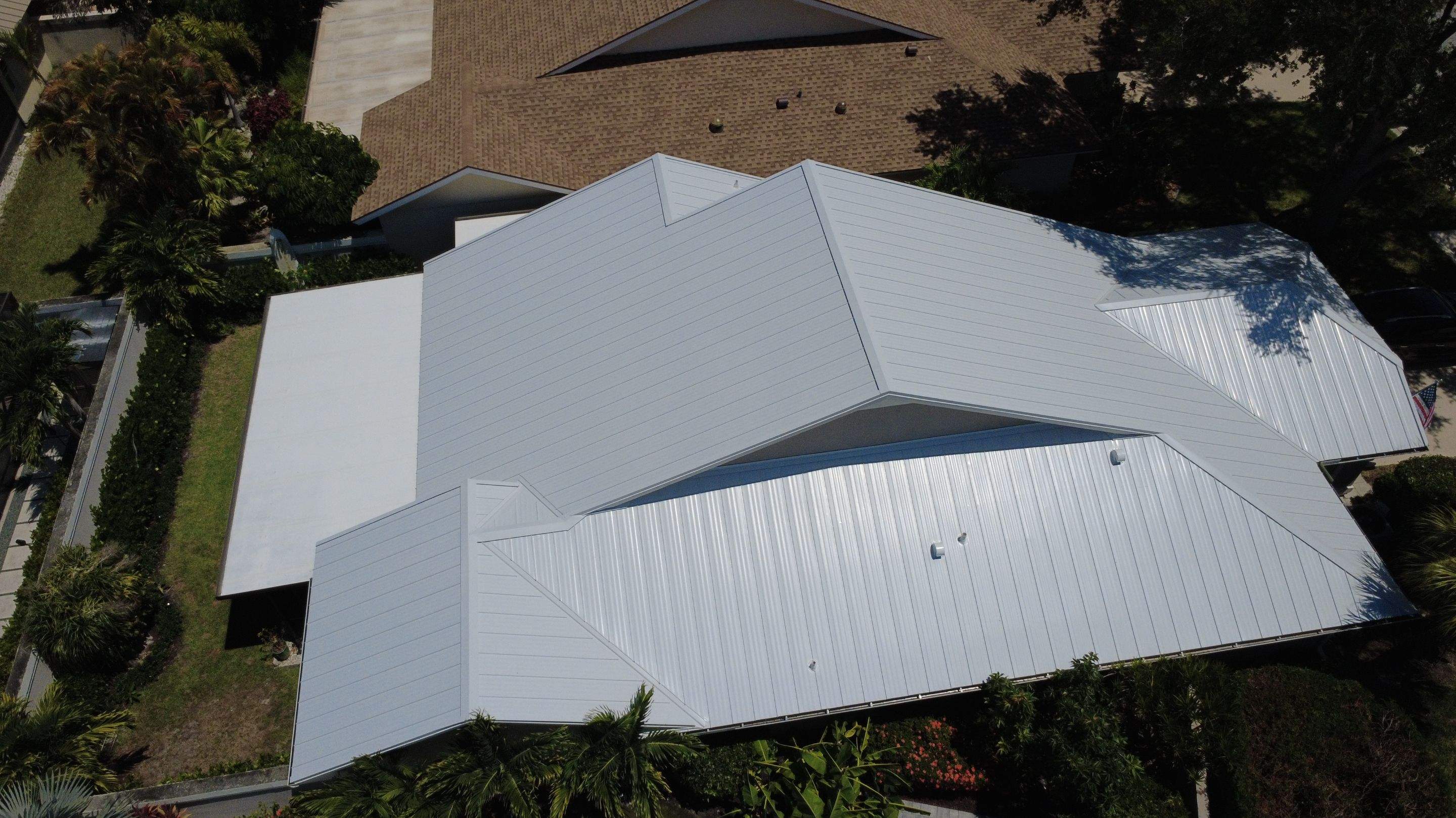 Kynar (Color Coated) Standing Seam Metal Roof Replacement by Sailfish Roofing