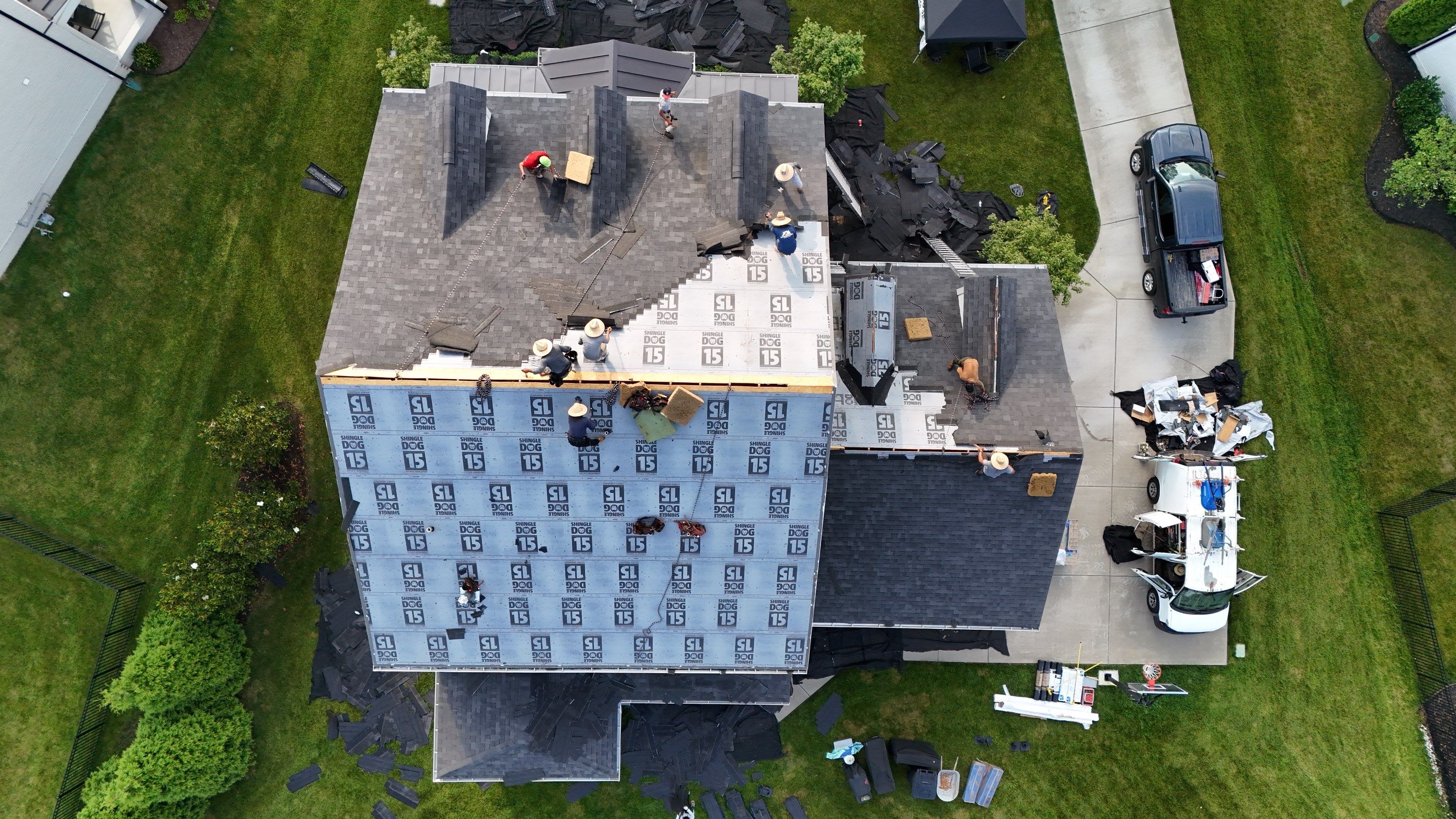 Charcoal Black Re-Roof by Royal House LLC