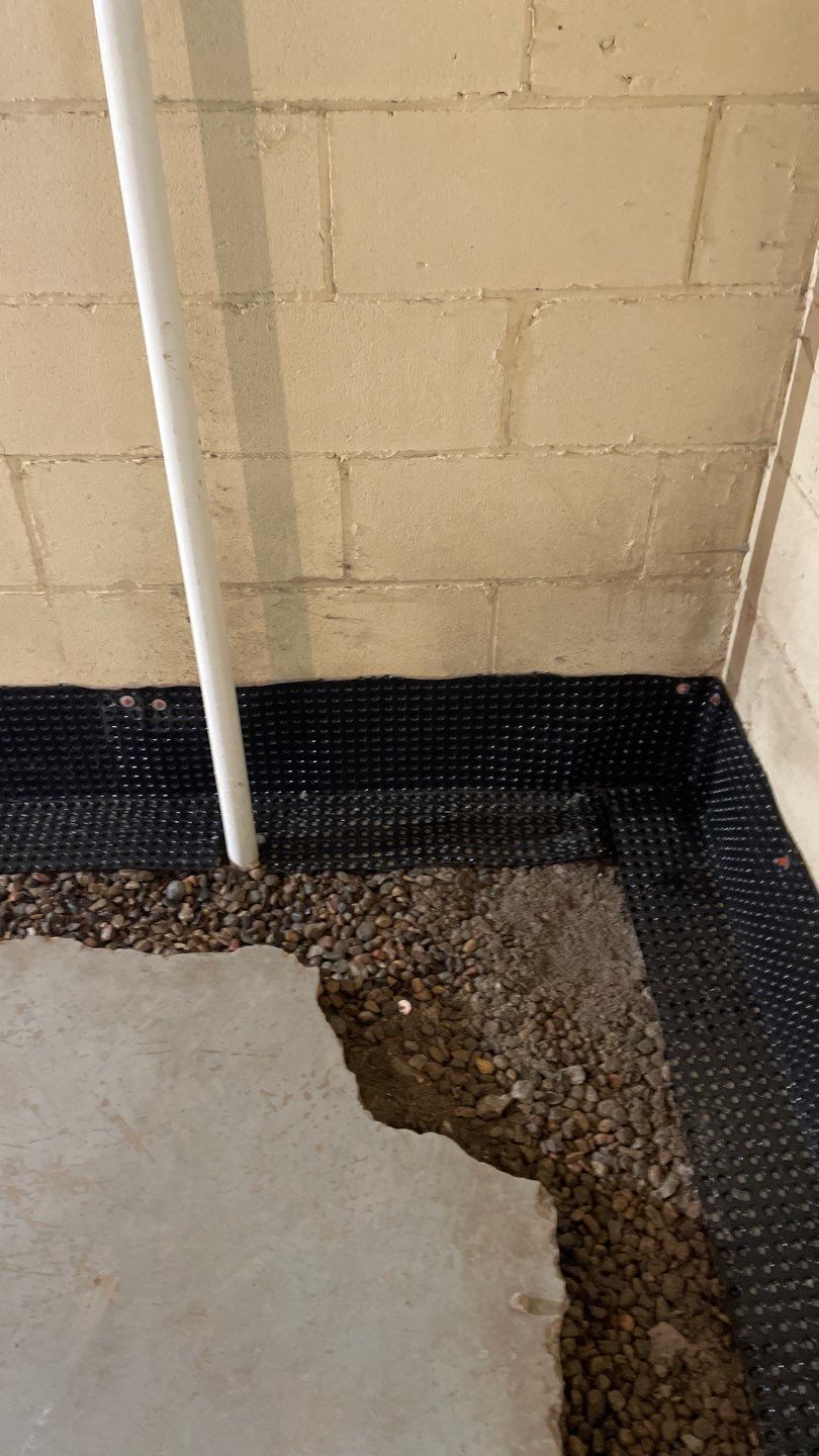 Drain Tile & Sump Pump for Kassie's Rental Property by Waterproofing Northeast