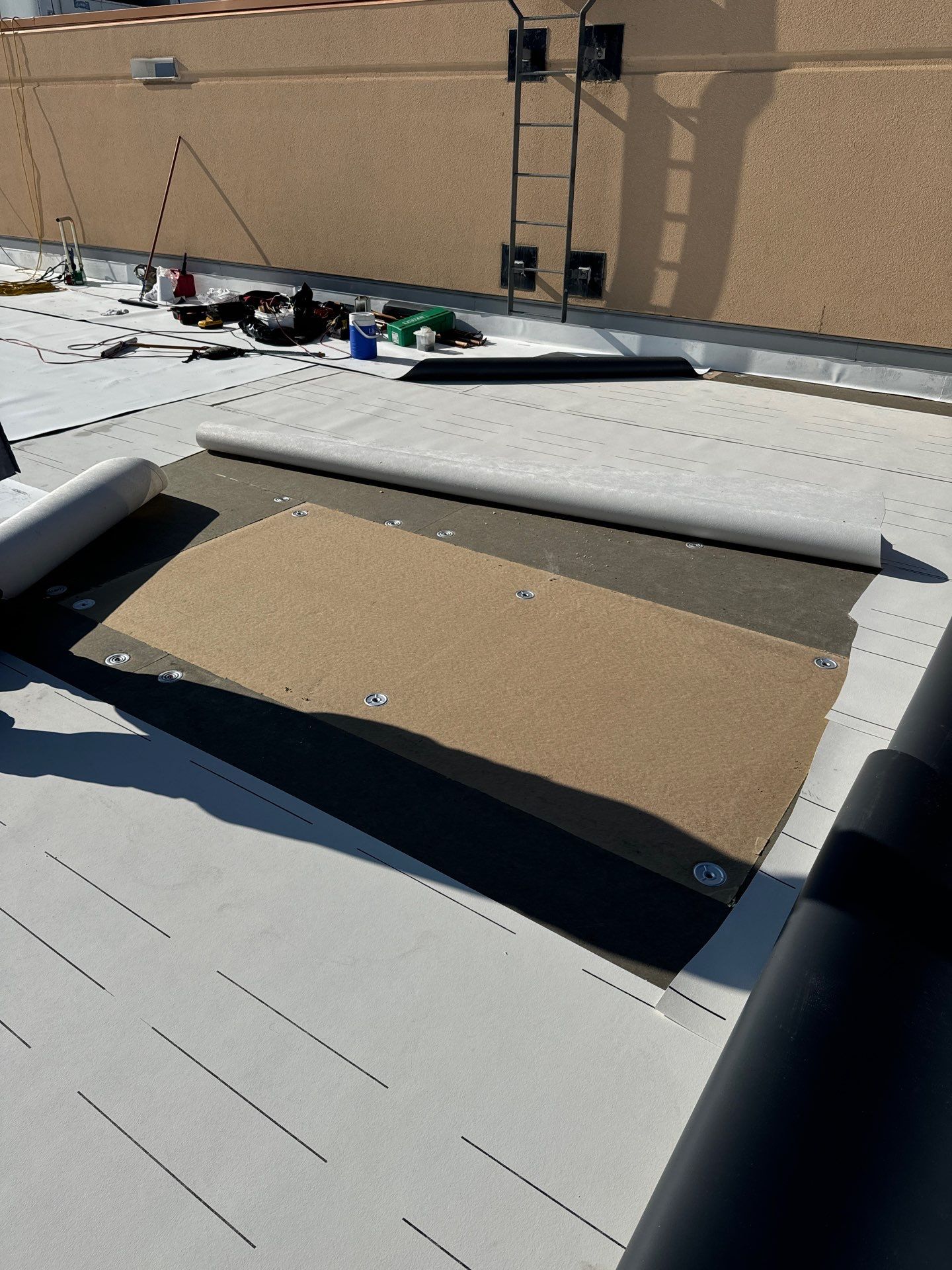 Commercial Roof Restoration by Grandmark Service Company