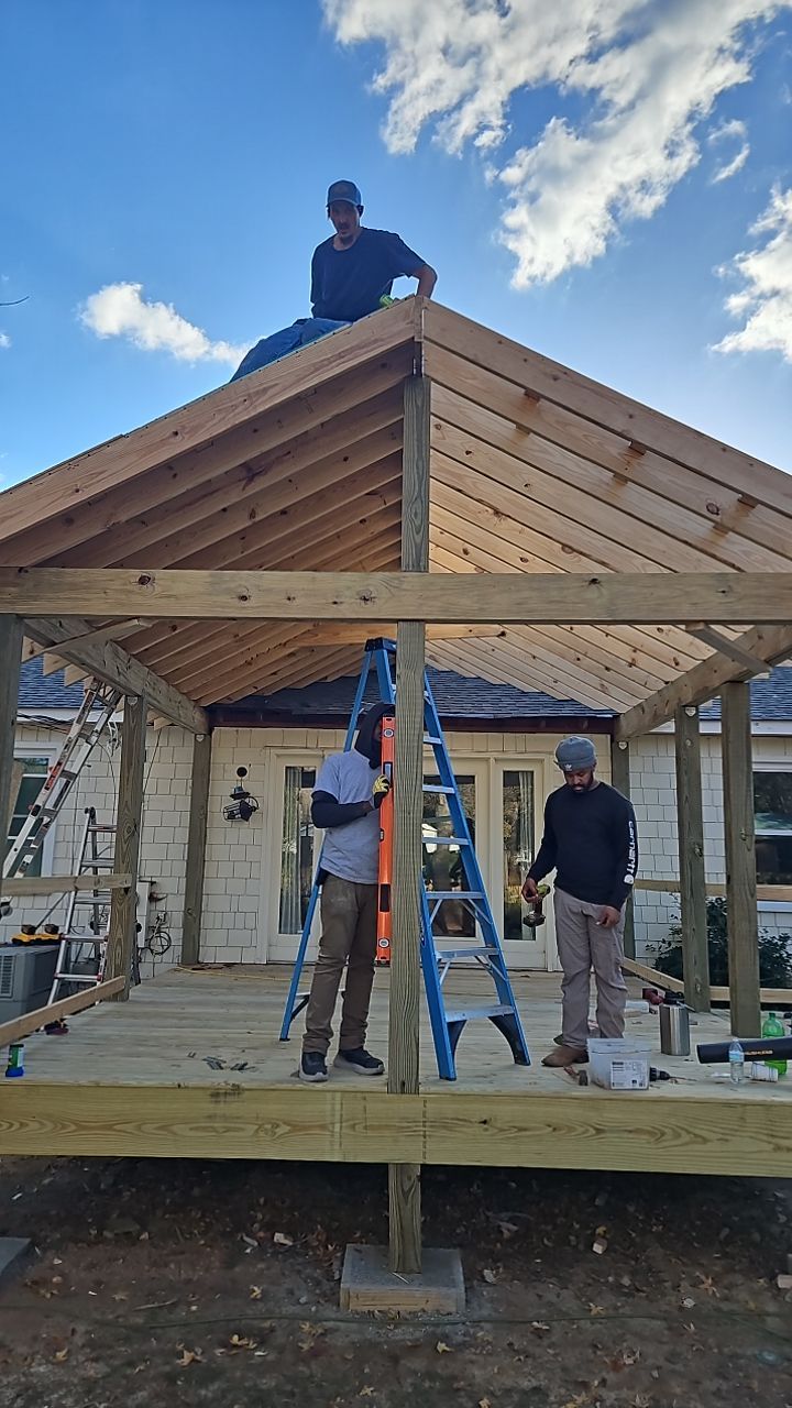 Crestline - Porch by Pillar and Pine