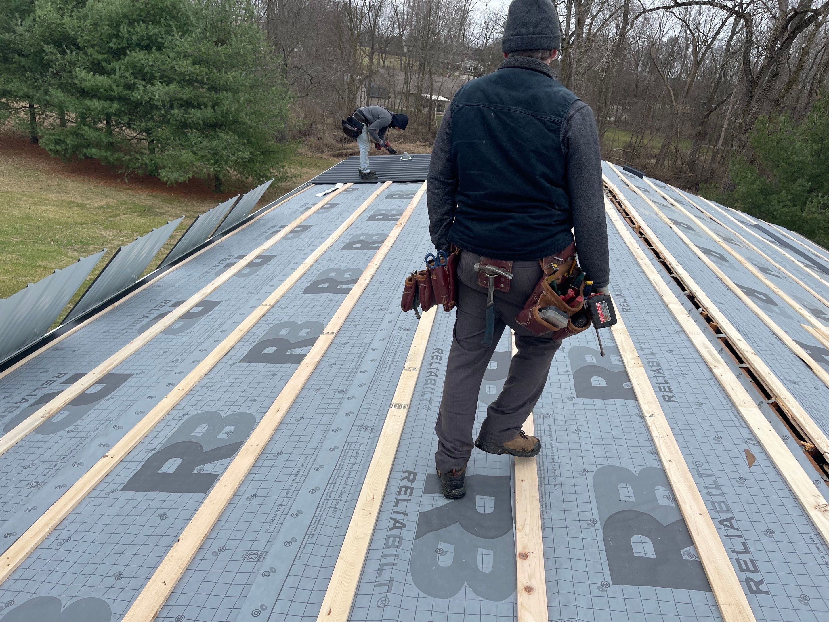 Exposed Fastener Metal Roof Replacement – Columbia City, Indiana by 4Ever Metal Roofing