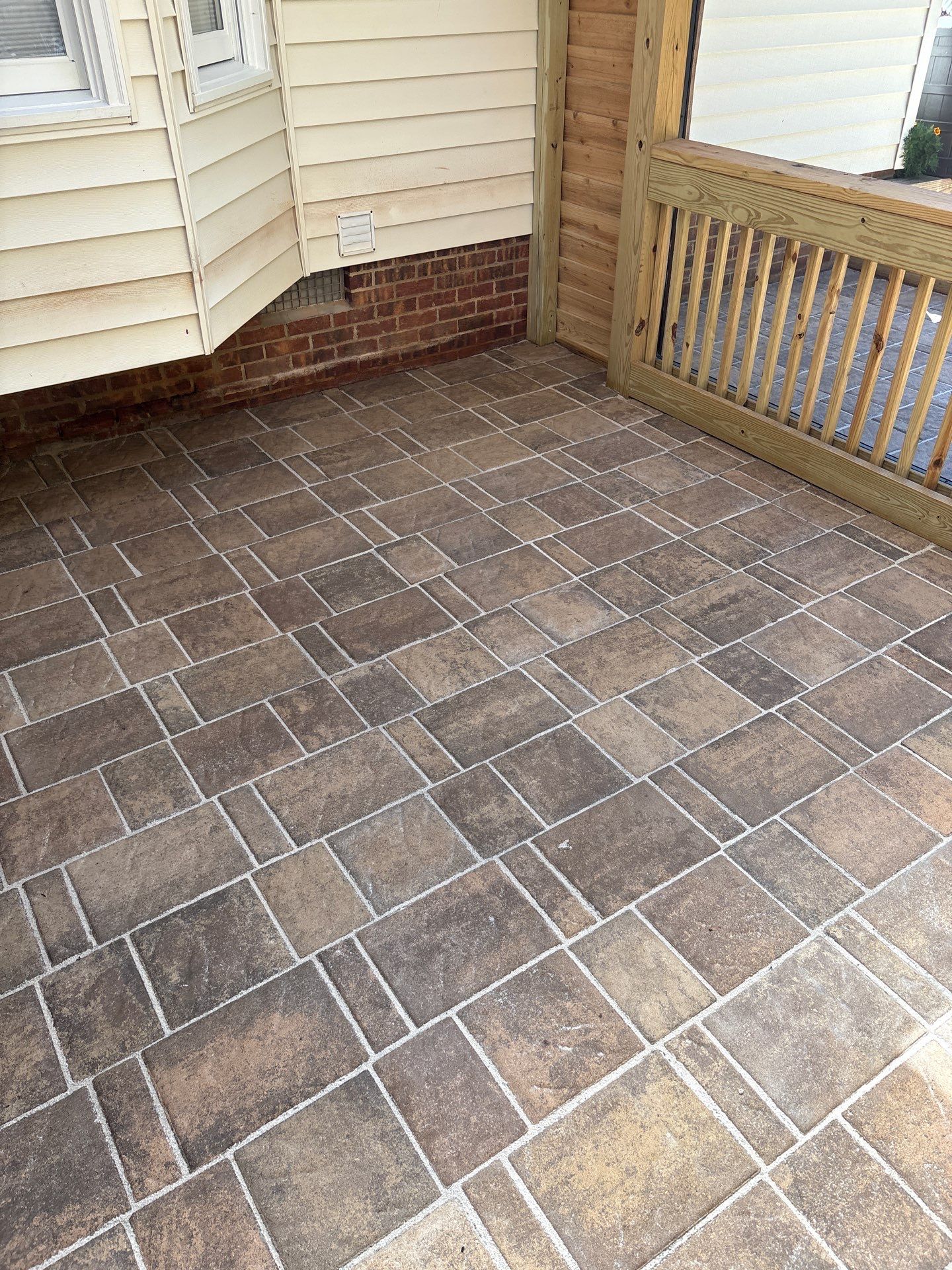 Pavers using TopSeal by DuraSeal