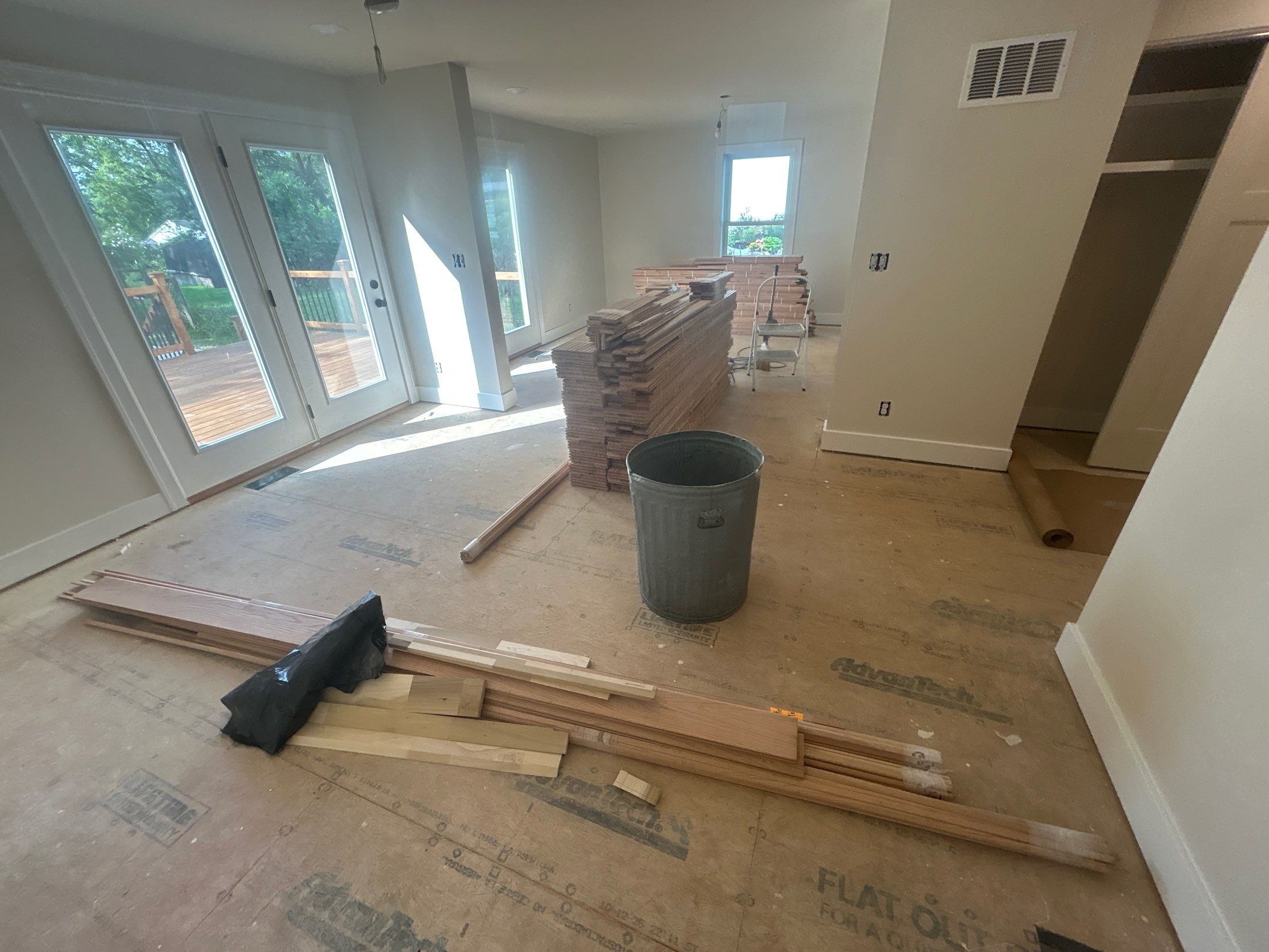 Hardwood Floor Installation in Louisville by Footprints Floors Kentucky