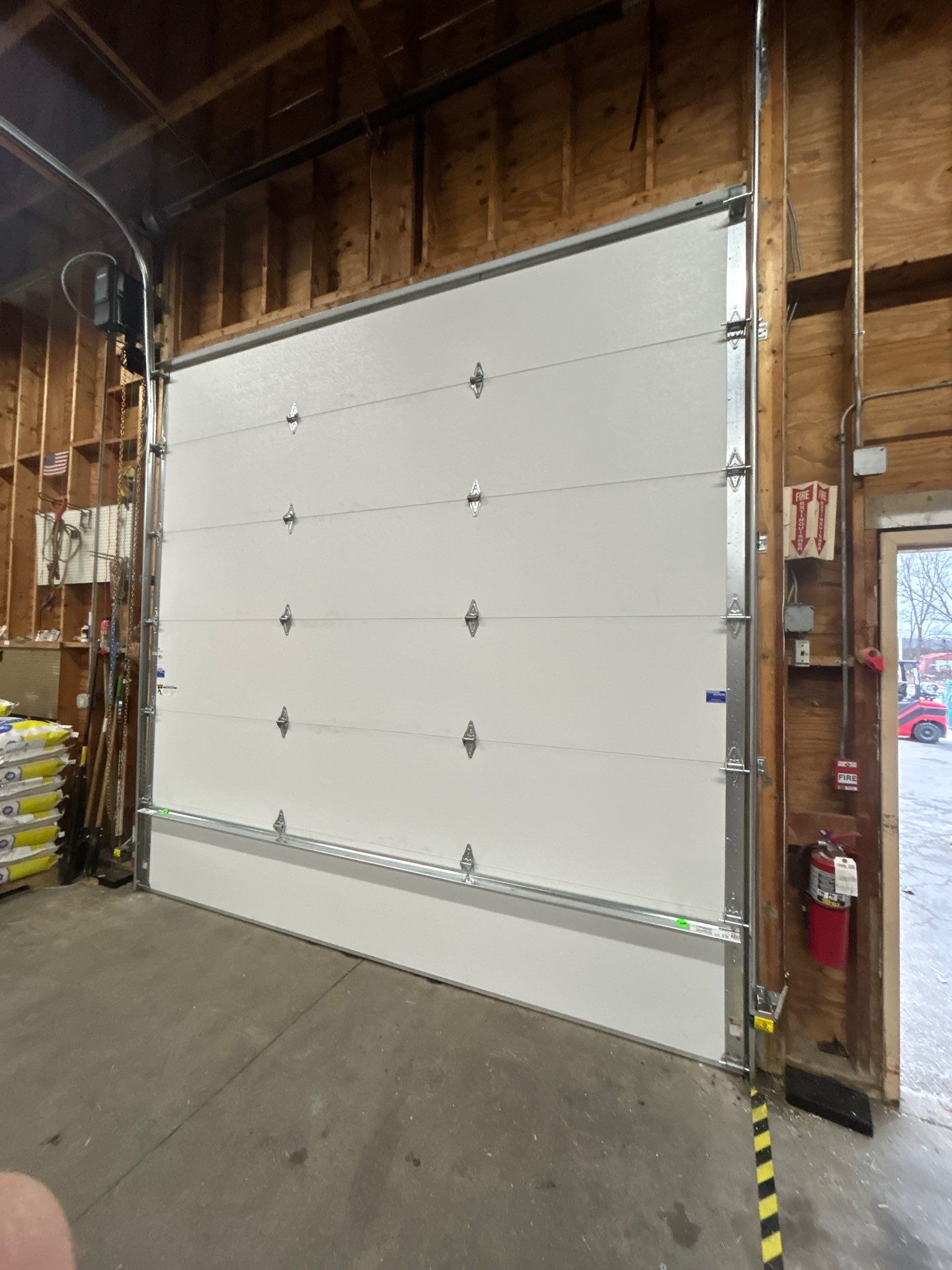 Door Installation using Raynor Energy Core Garage Door by Keene Door