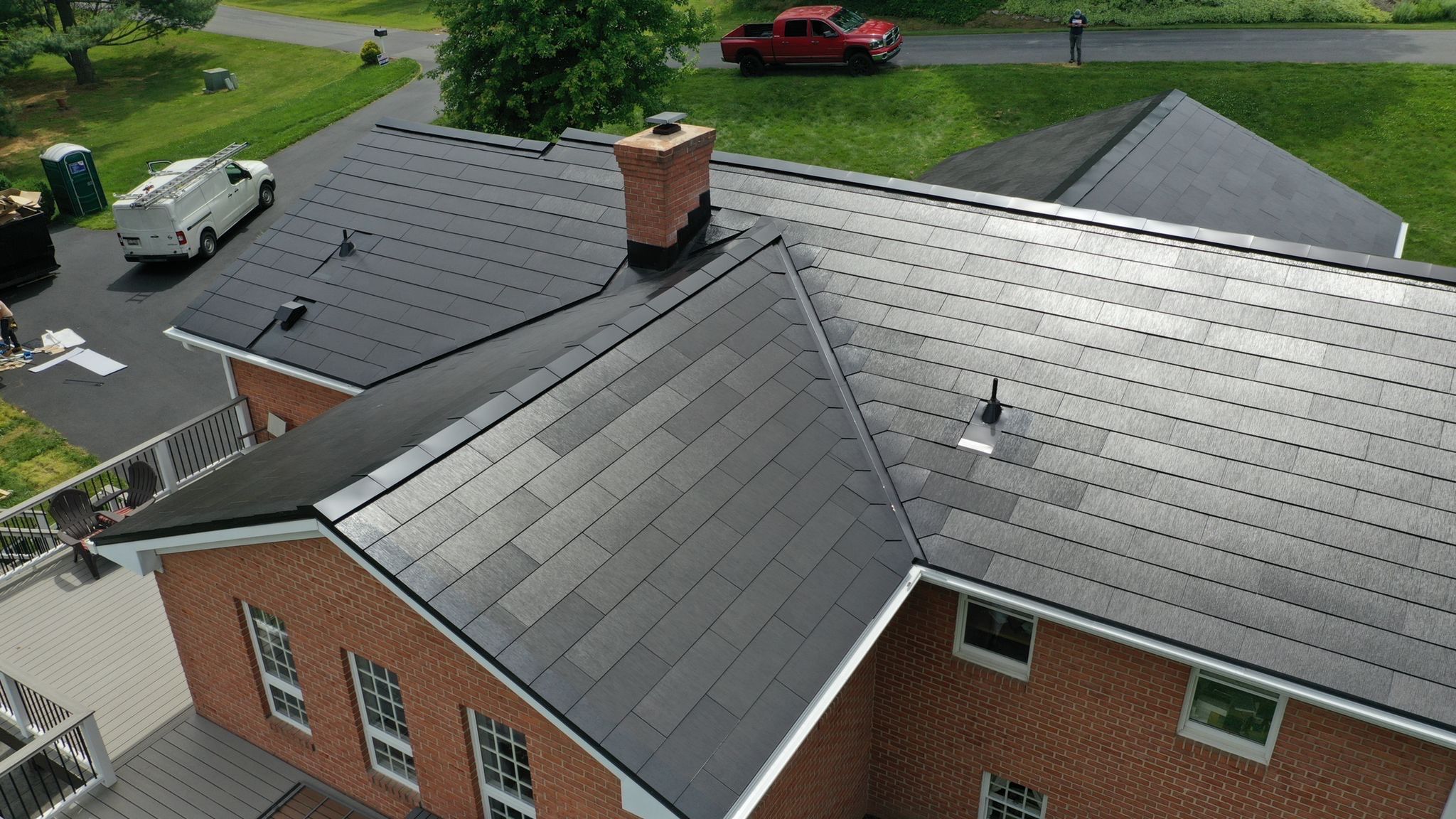 Tesla Solar Roof Installation by American Home Contractors