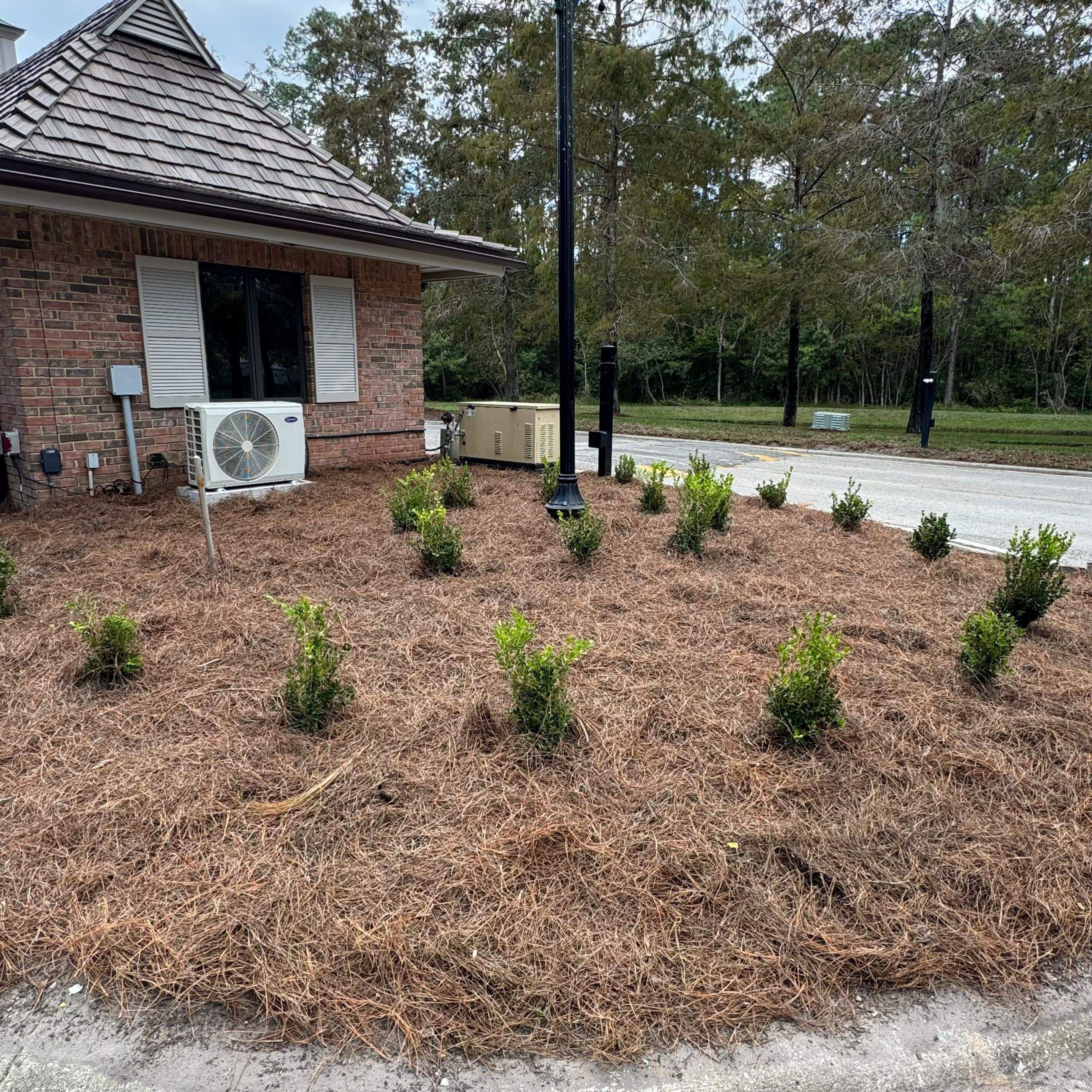 Main Gate Landscaping Project | Deerwood Community by ProGreen Services