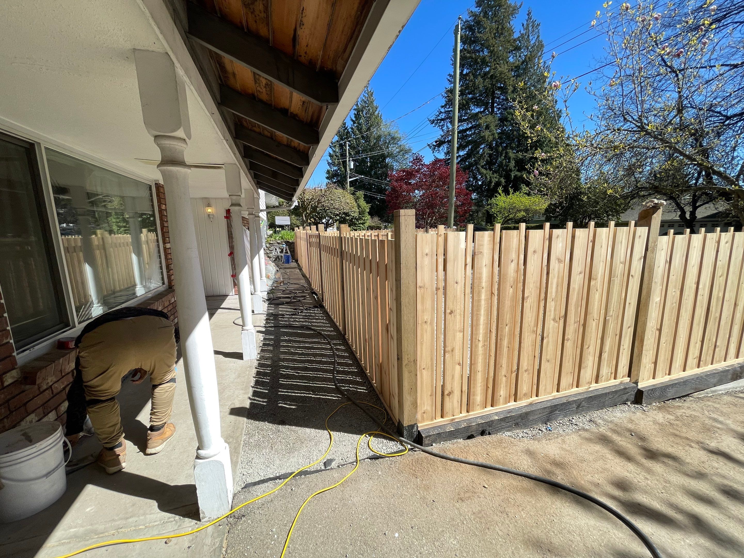 Artificial Grass and Custom Fence For KidiKare Daycare by YVR Construction Group