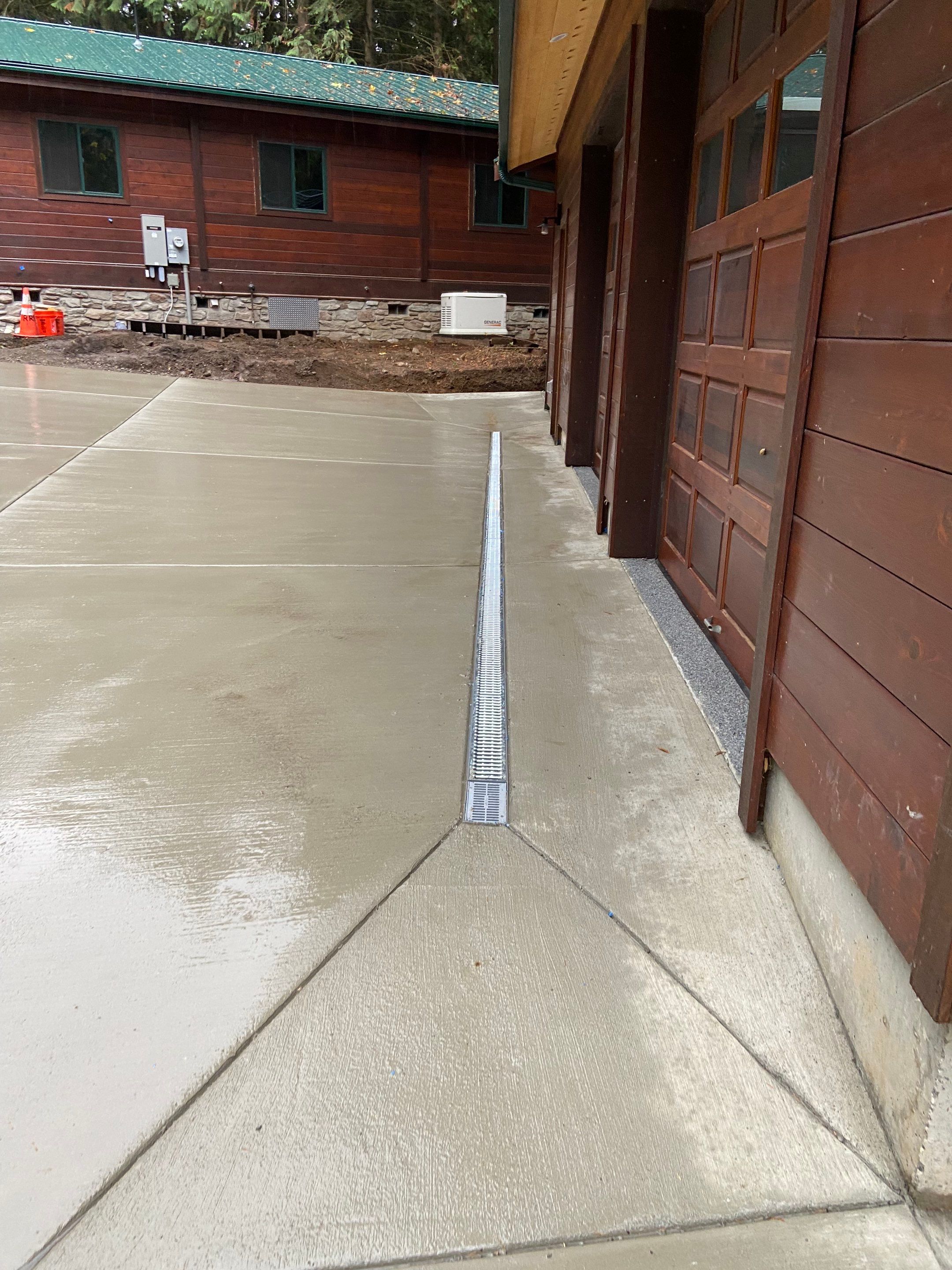 Pia | Custom Concrete Driveway, Walkway & Floating Steps by Jireh Asphalt & Concrete Inc 