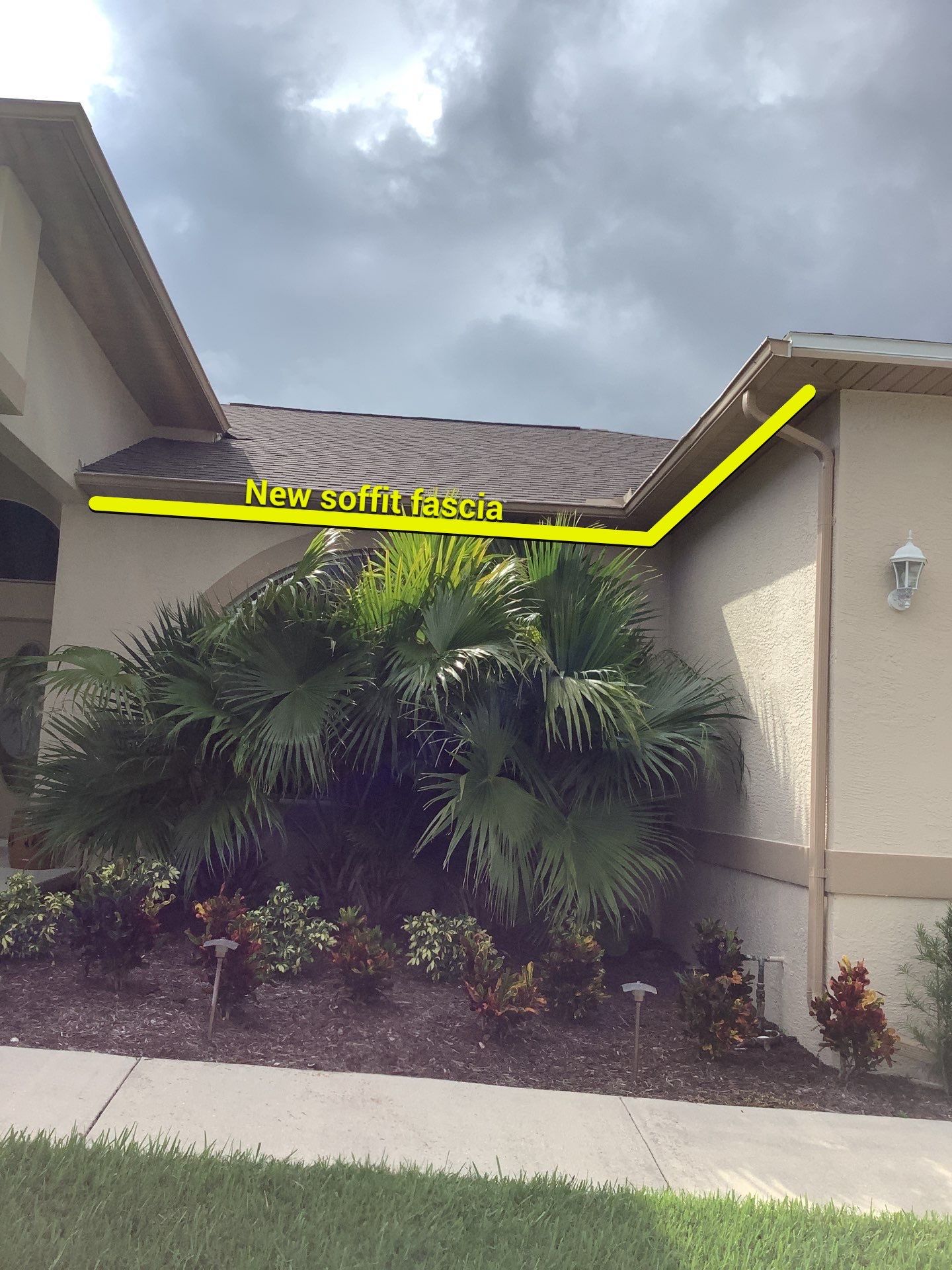 Cameo New Gutters and Soffit Installation FL by Gutter Professors