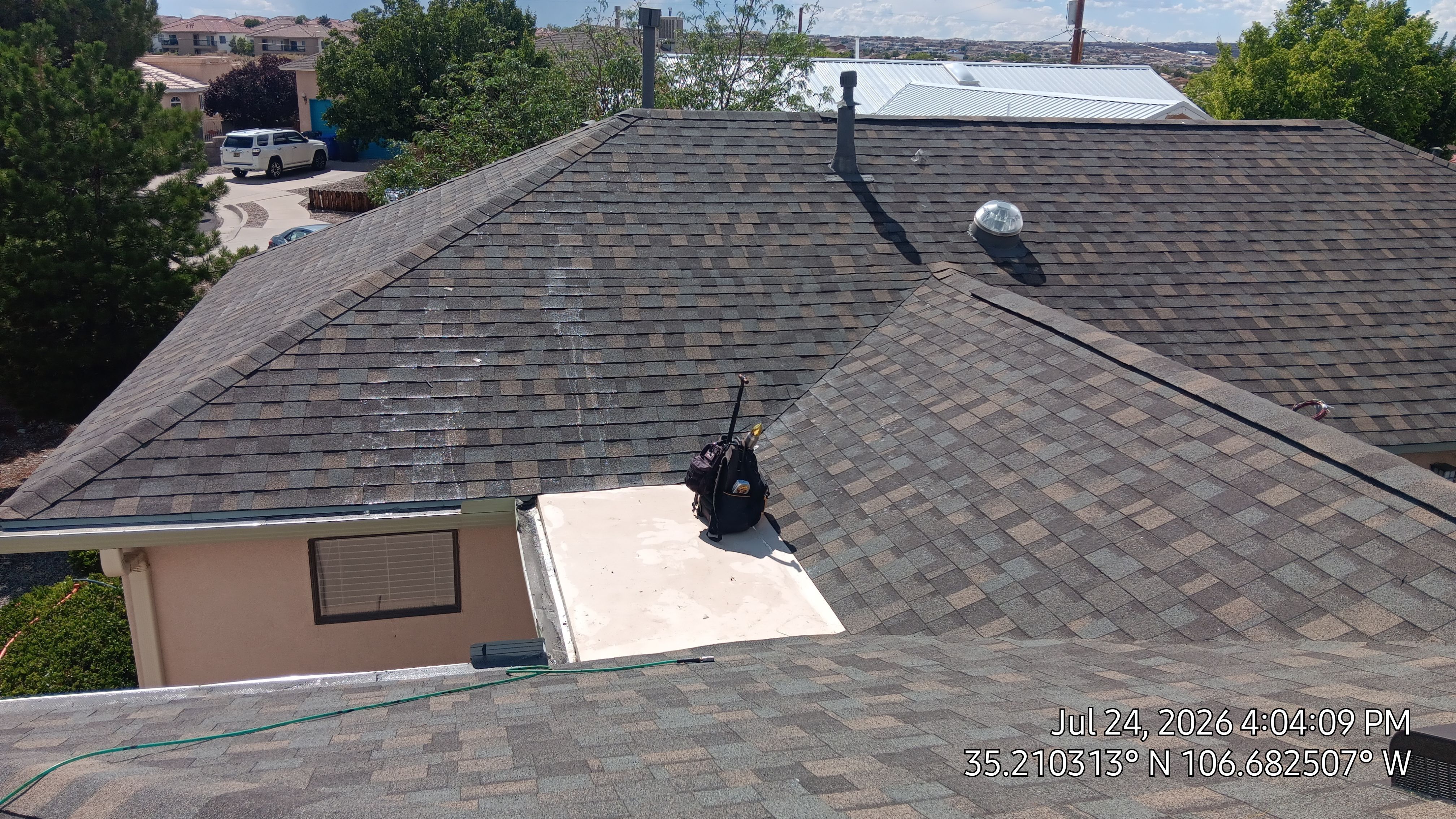 Full Shingle Roof Replacement in Northwest Albuquerque by Doyle Roof Masters Inc