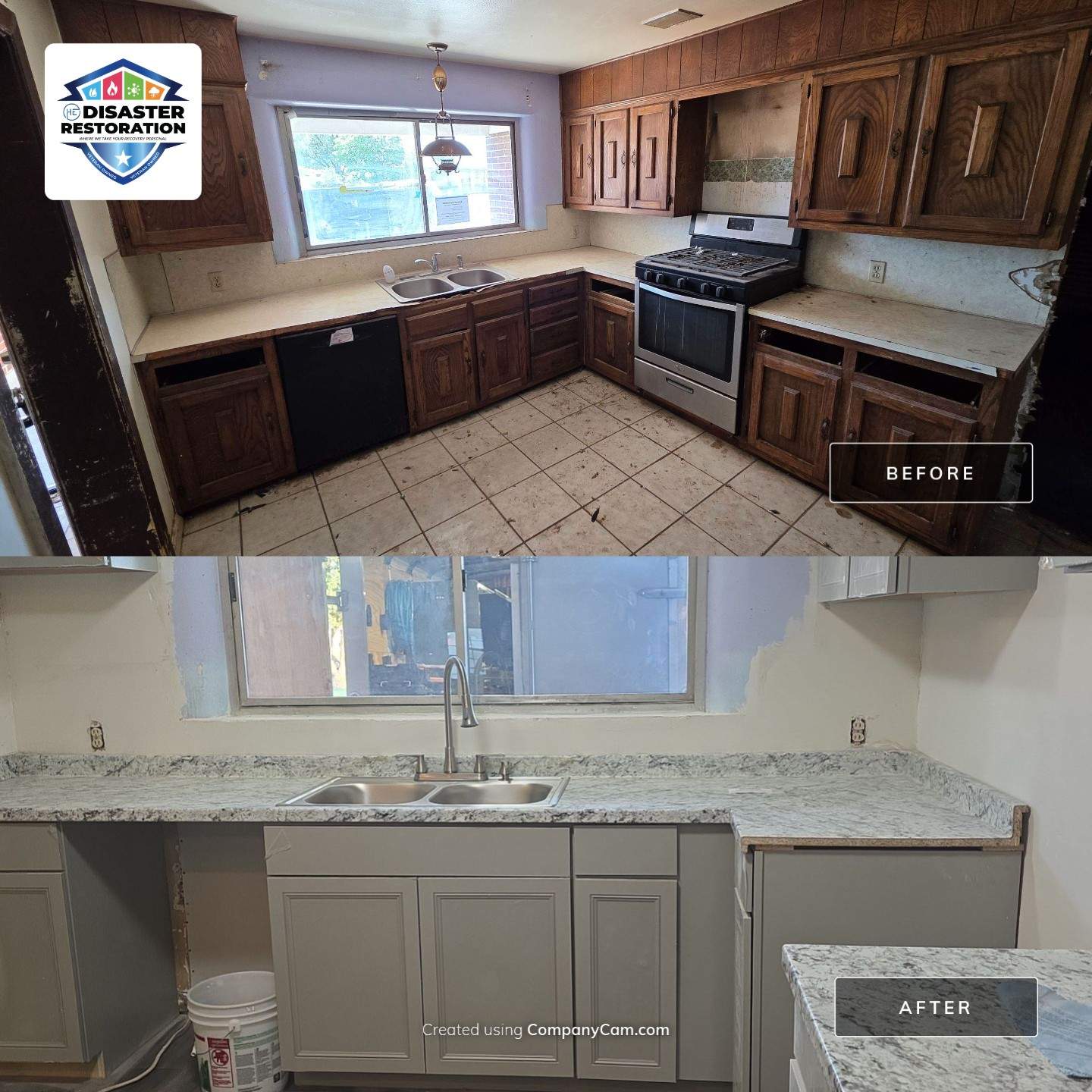 Restoration of an abandoned home - Project in Midland, TX by Harden Enterprise Services LLC