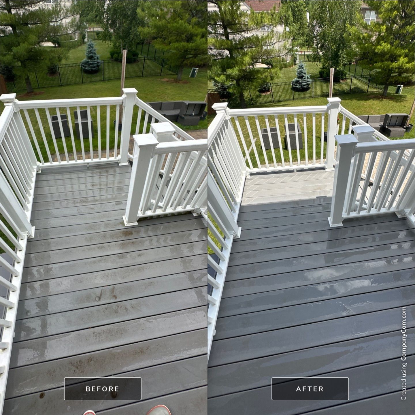 Project in Wauconda by Simmons Power & Soft Washing