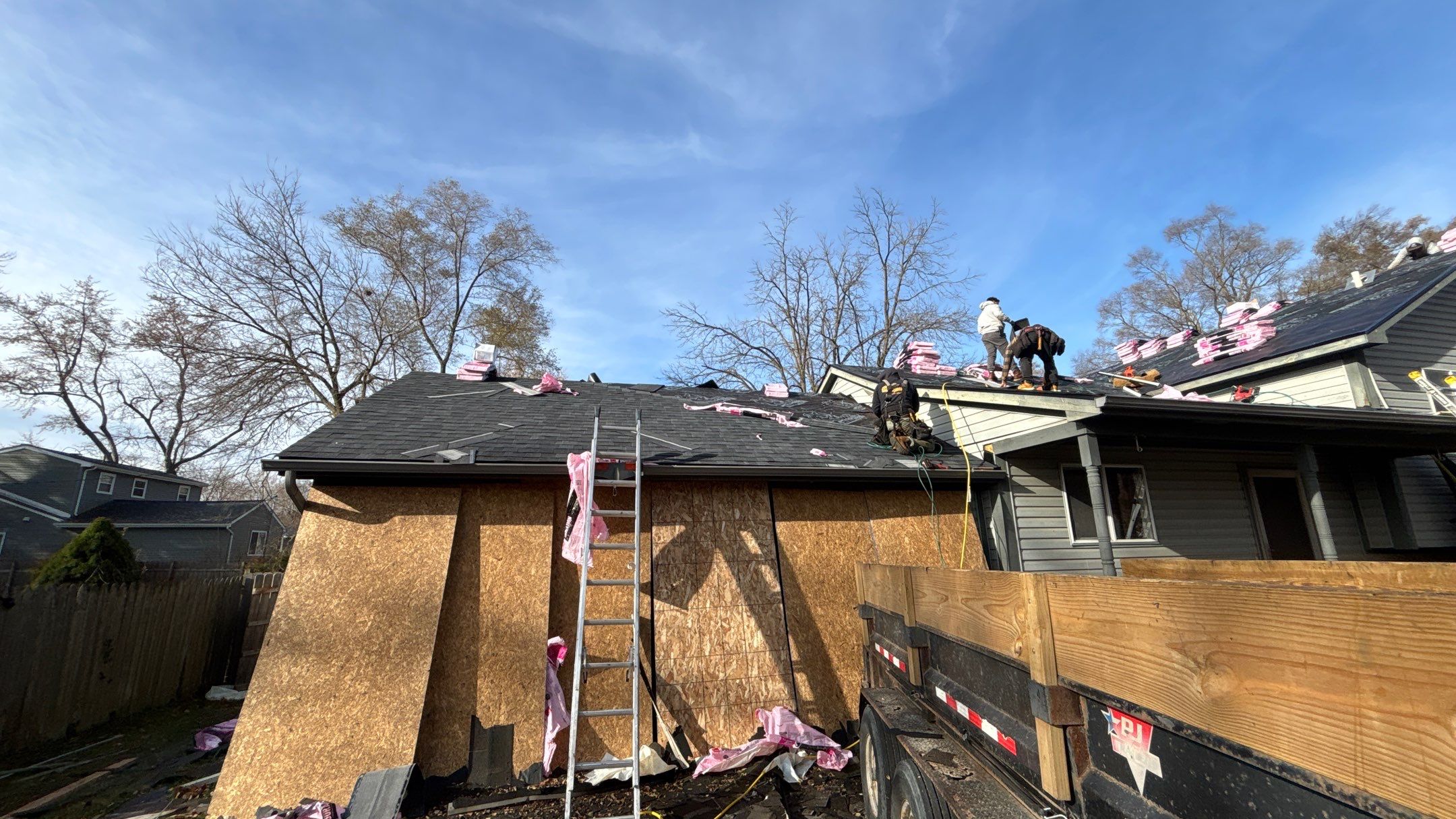 Roof Replacement using Owens Corning Onyx Black by 180 Contractors