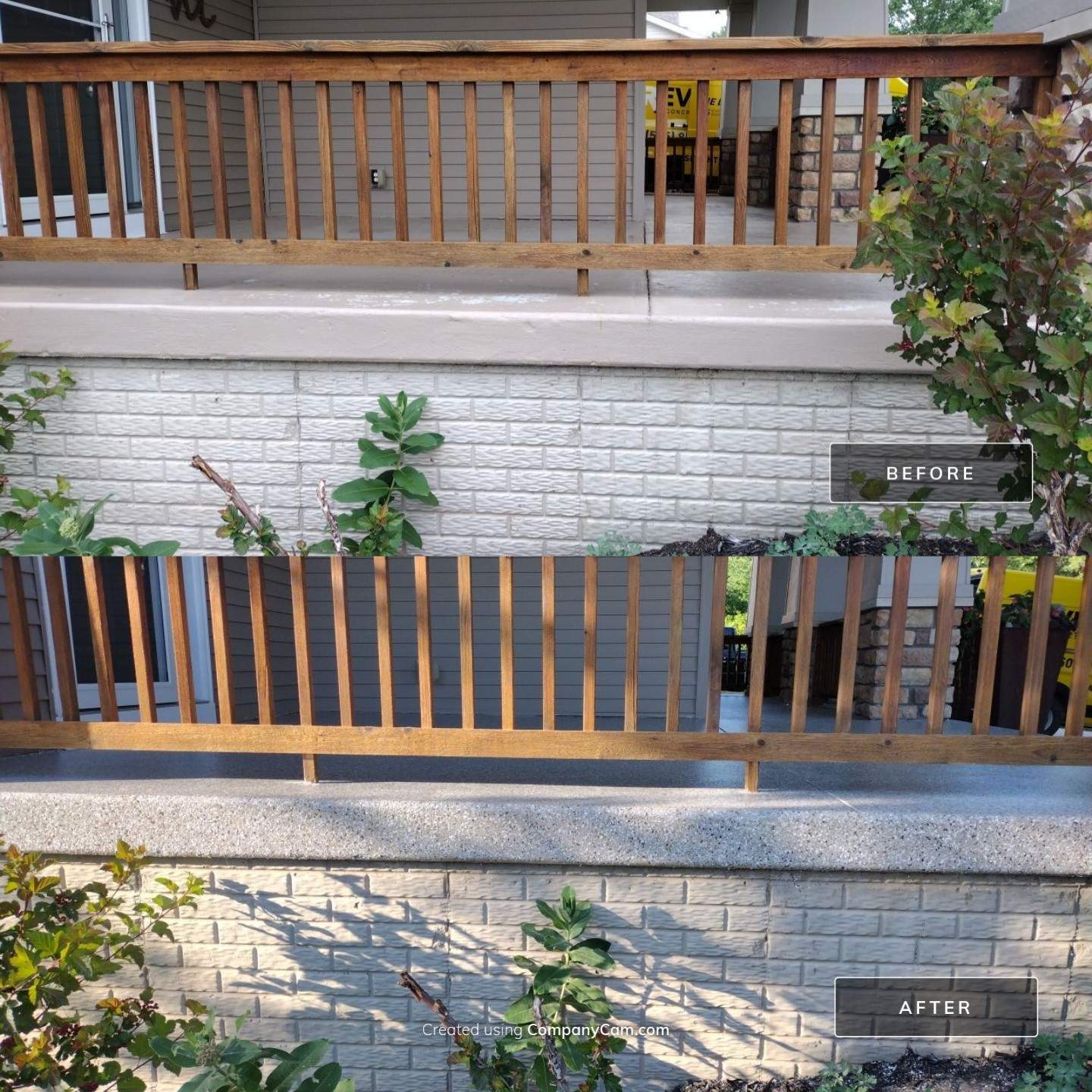 Pebble Beach Front Porch by Revival Concrete Coatings, LLC