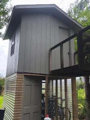 Exterior Painting in Tyler, TX | From Cracked Paint to Calming Gray & White