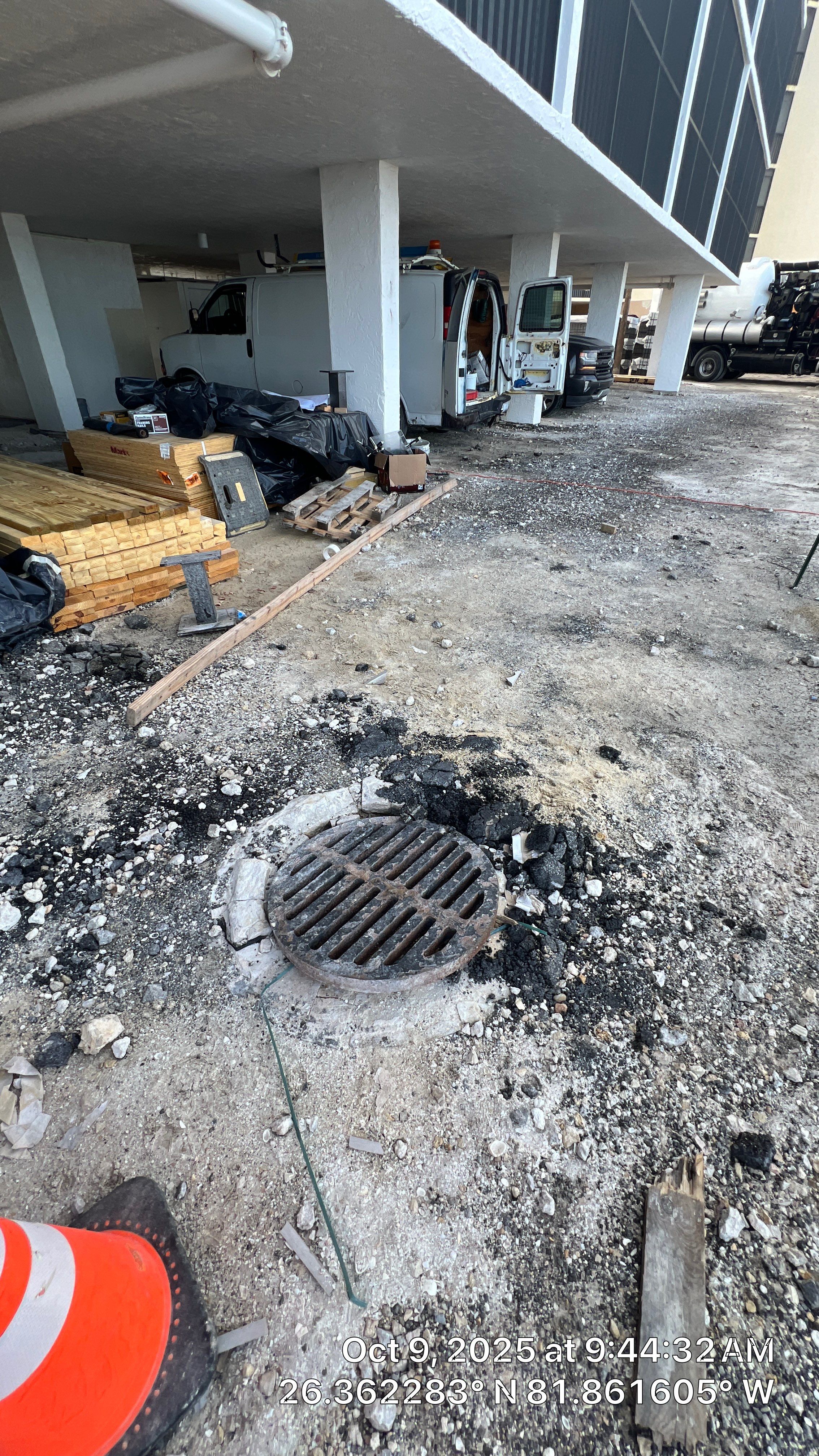 Little Hickory Island Condo Catch Basin Cleanout by Don Mar, Inc. Storm Water Solutions