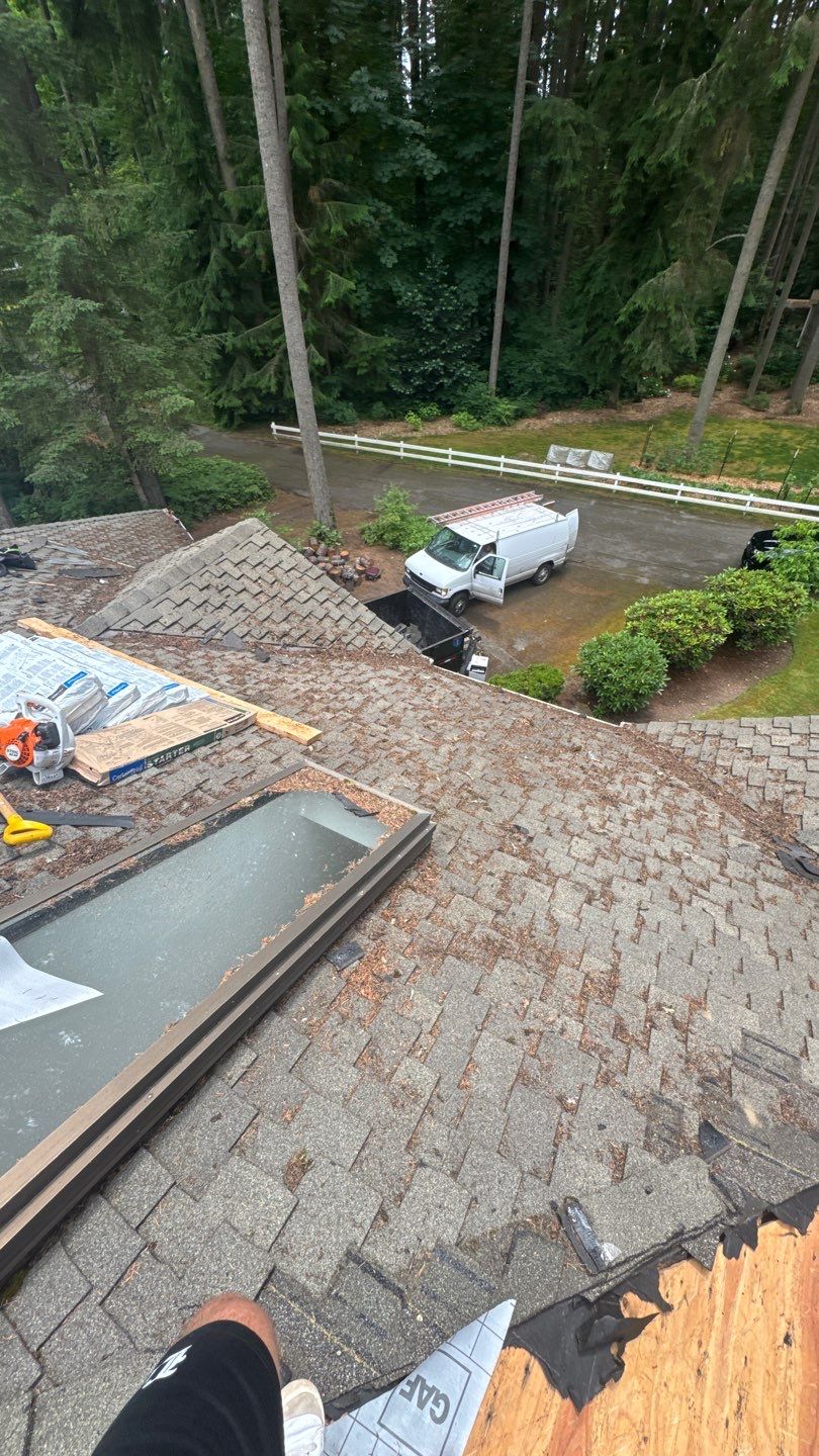 Residential Roofing Installation using GAF HDZ Shingles by Roofing Formula LLC