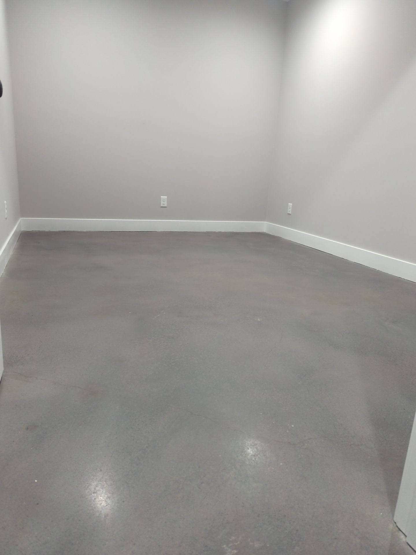 Lee's Summit -- Polished Concrete with Grey Dye by Big Red Decorative Concrete, LLC