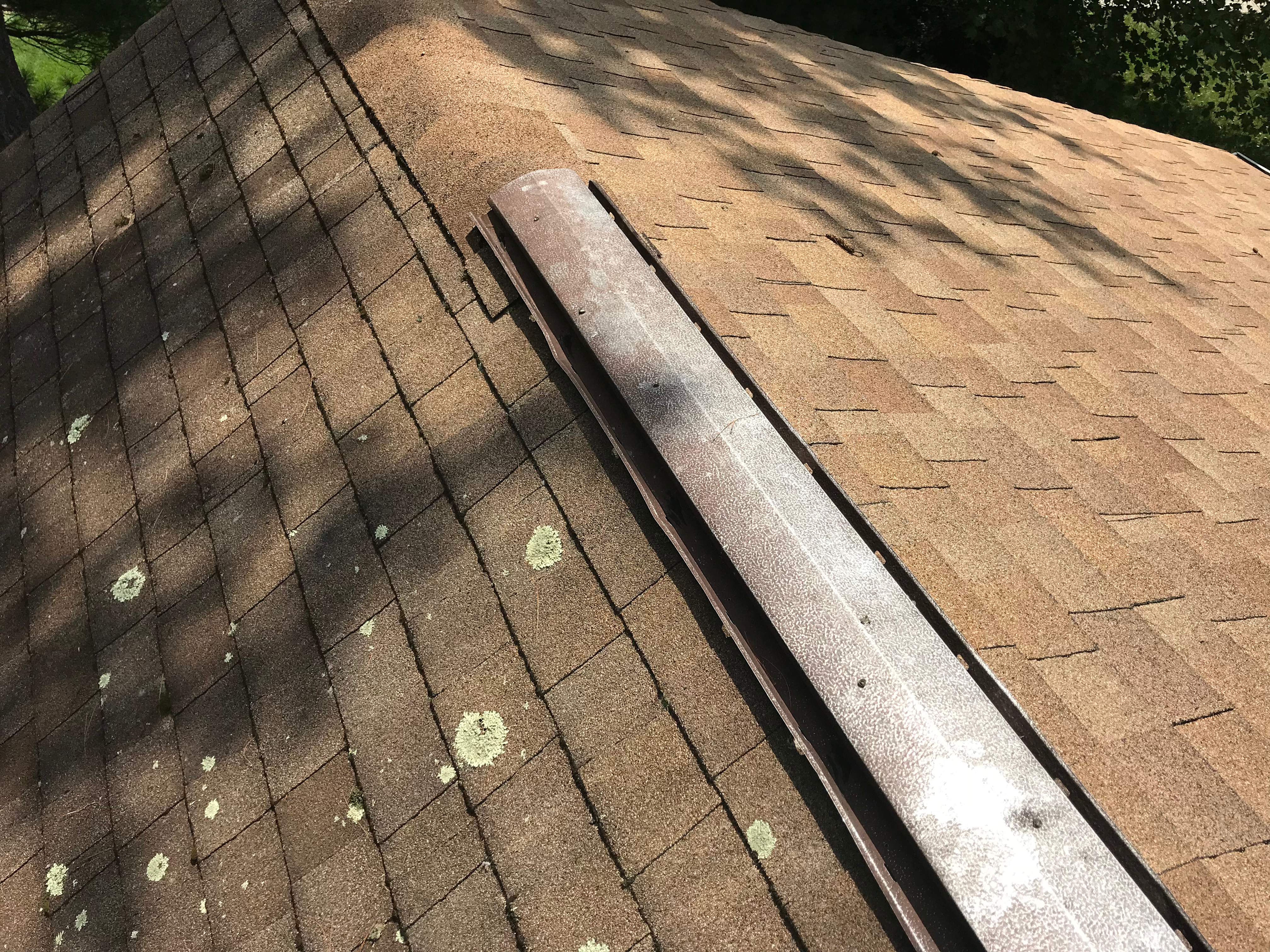 Residential Roofing Installation using Landmark Shingles Color Weatherwood by Alpha Design Services