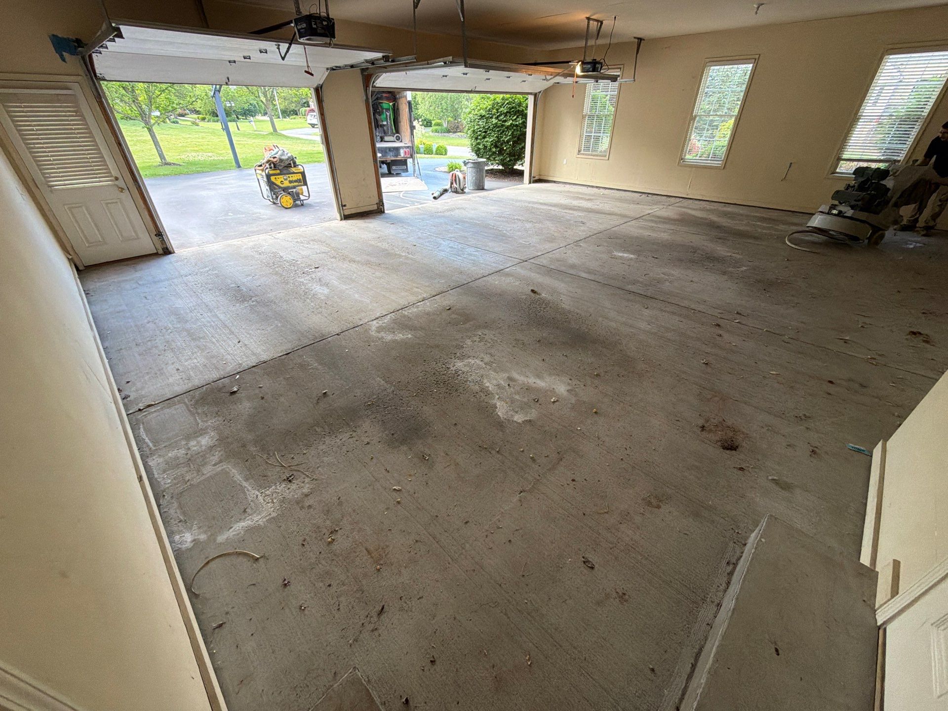 Vintage Shalestone Garage Coating by NG Masonry & Construction LLC