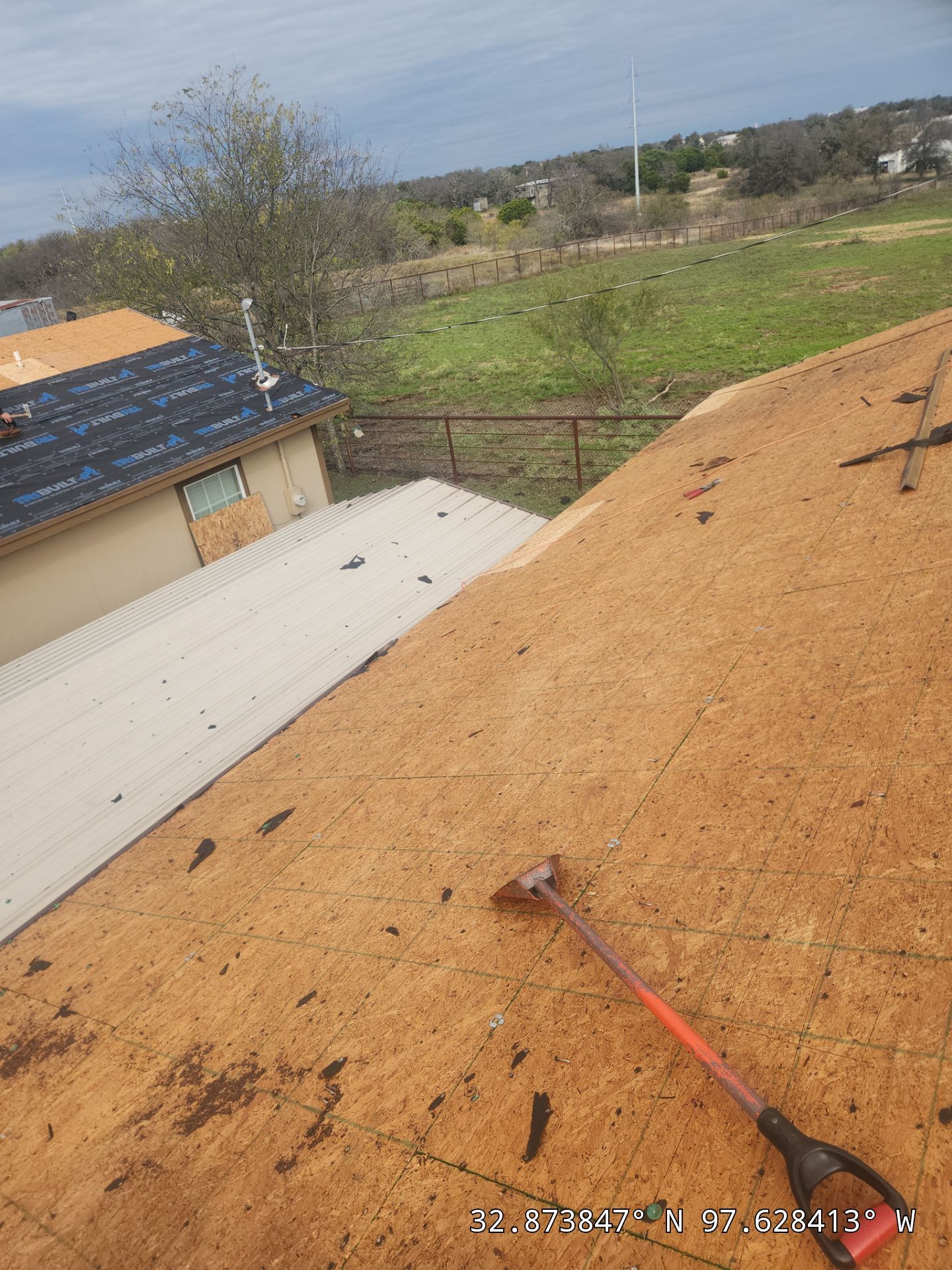 Project in Weatherford by Lonestar Roofing and Restoration LLC.