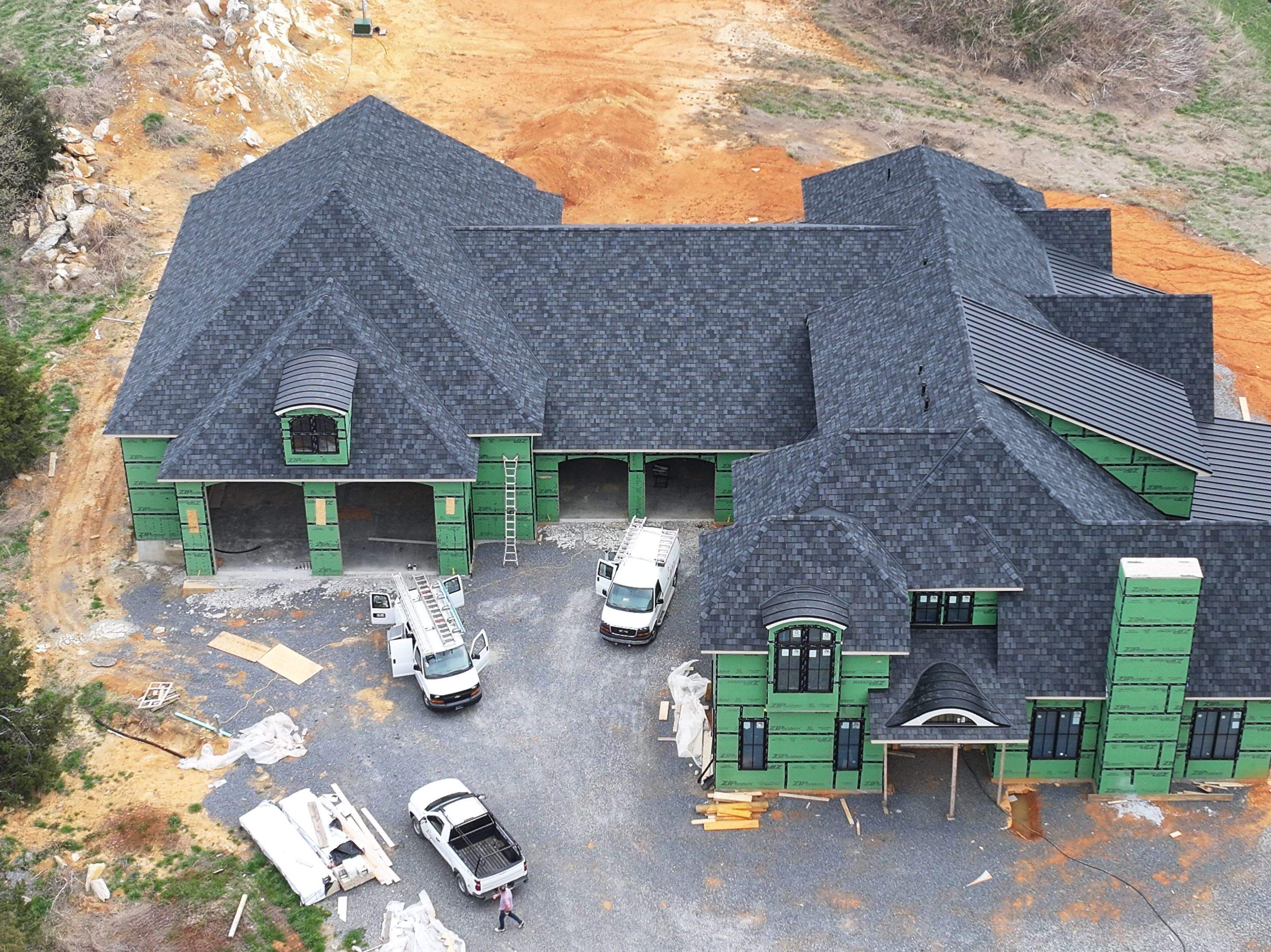 Lake Road New Construction - Belmont by Omnia Roofing