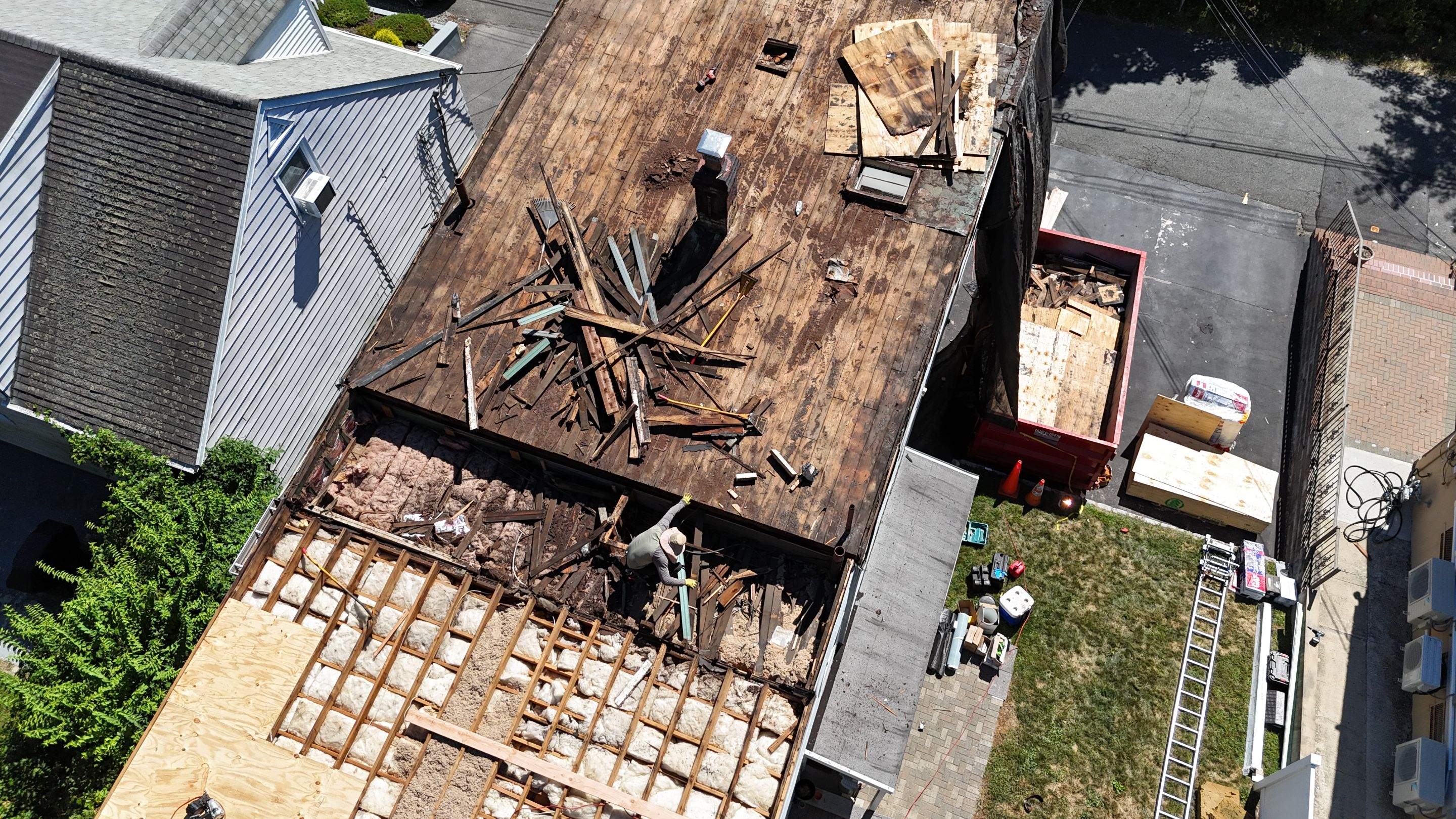 Project in Yonkers by The Energy Efficient Roofer & George's Seamless Gutters