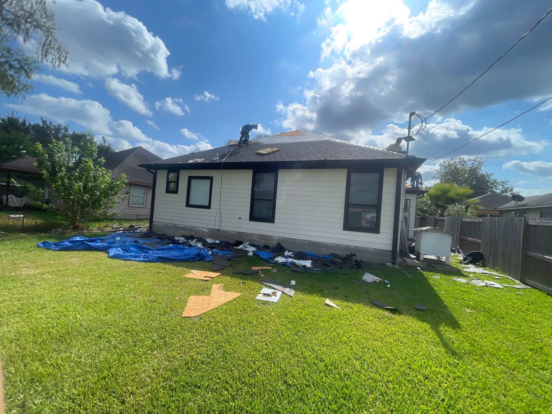 Roof, Fence, Gutters, & Exterior Paint Restoration Covered By Insurance! by Majesty Construction