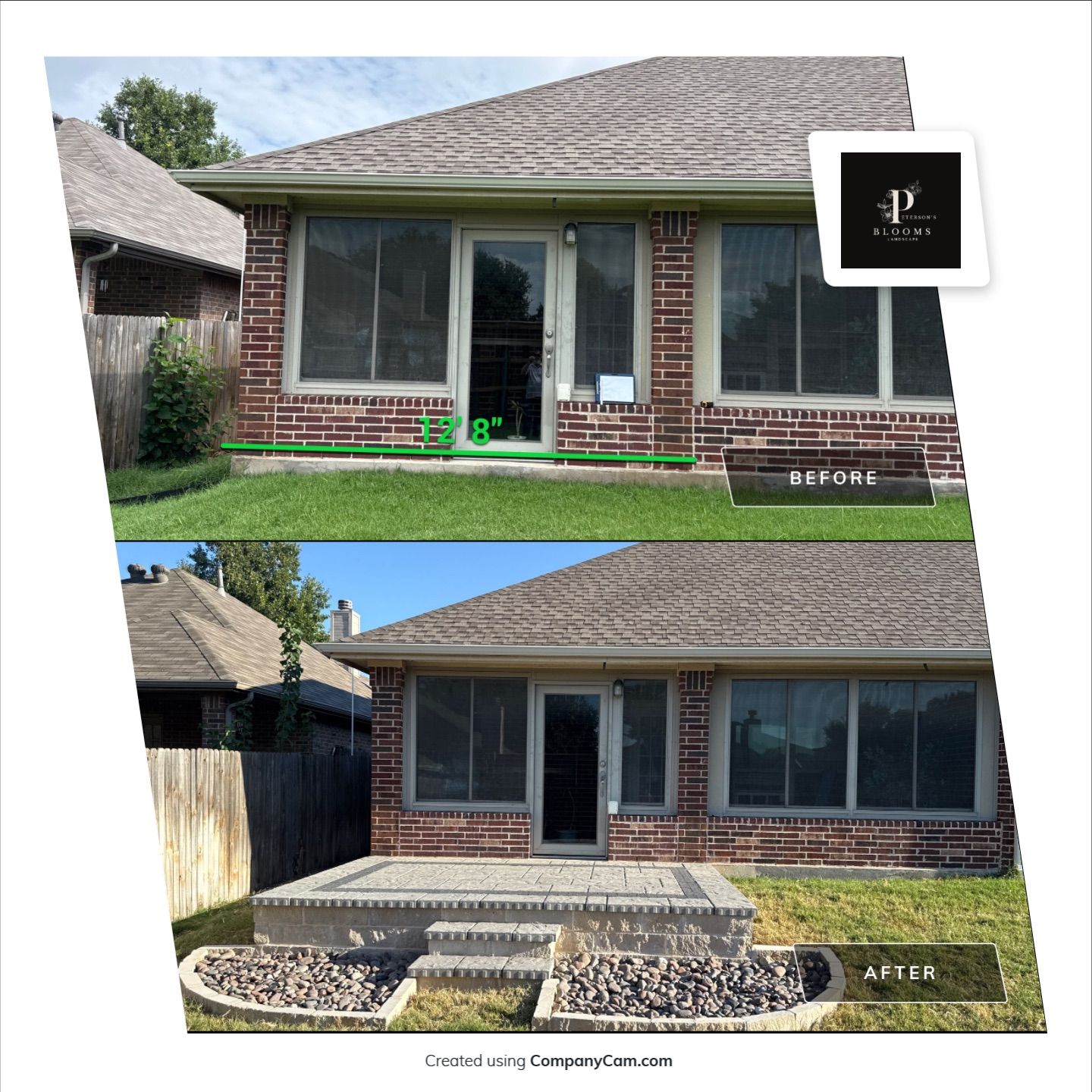 Paver Patio Project in Fort Worth by Peterson’s