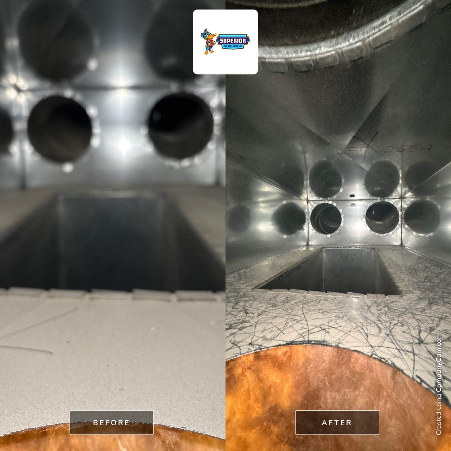 Air Duct Cleaning With a Vacuum Truck in Canfield, OH by Superior Air Duct Cleaning