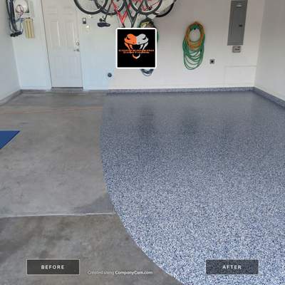 Garage Floor Coating w/ Orbit/Denim