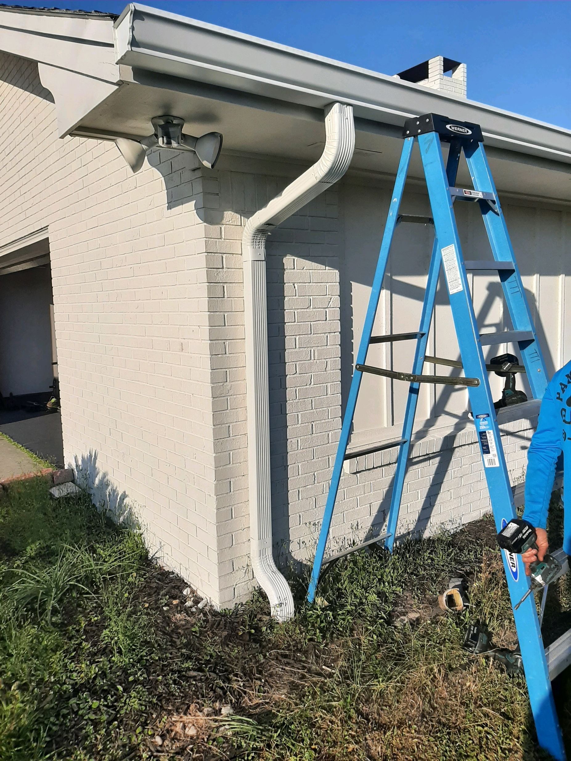 Seamless Gutter Installation using K-Style Gutters by Gutter Professors