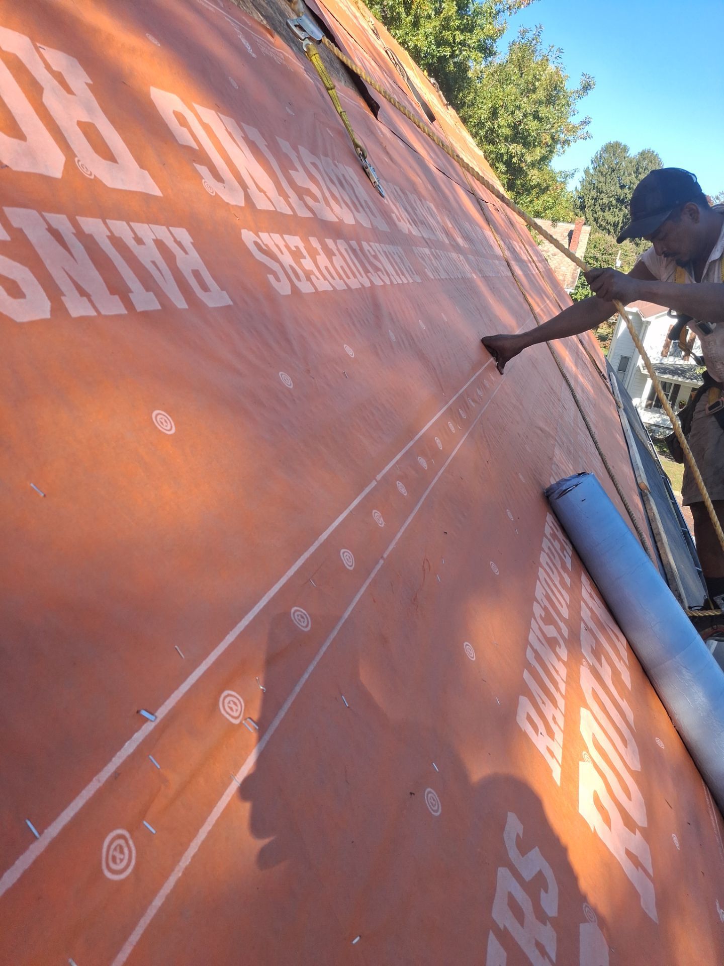 Residential Roofing Installation using GAF Timberline HDZ Oyster Grey by Rainstoppers Roofing
