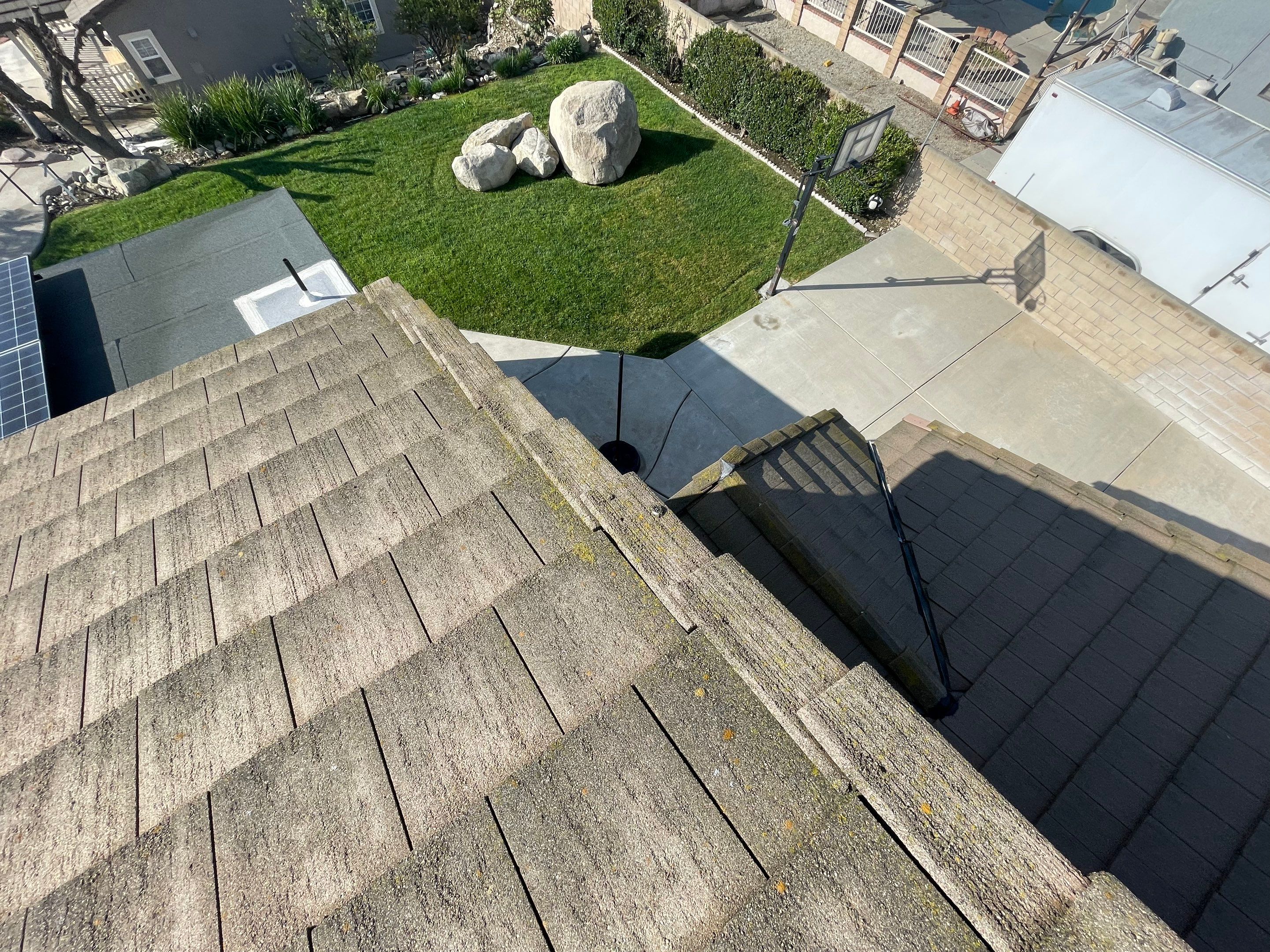 Roof Washing in Rancho Cucamonga Ca by Palm Coast Solar Cleaning