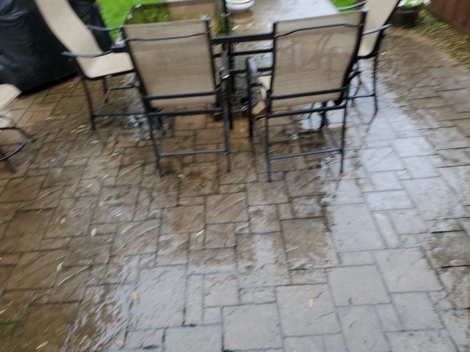 Brick paver clean, sand and seal.  using Polysweep polymeric sand by Northern Power Washing LLC.