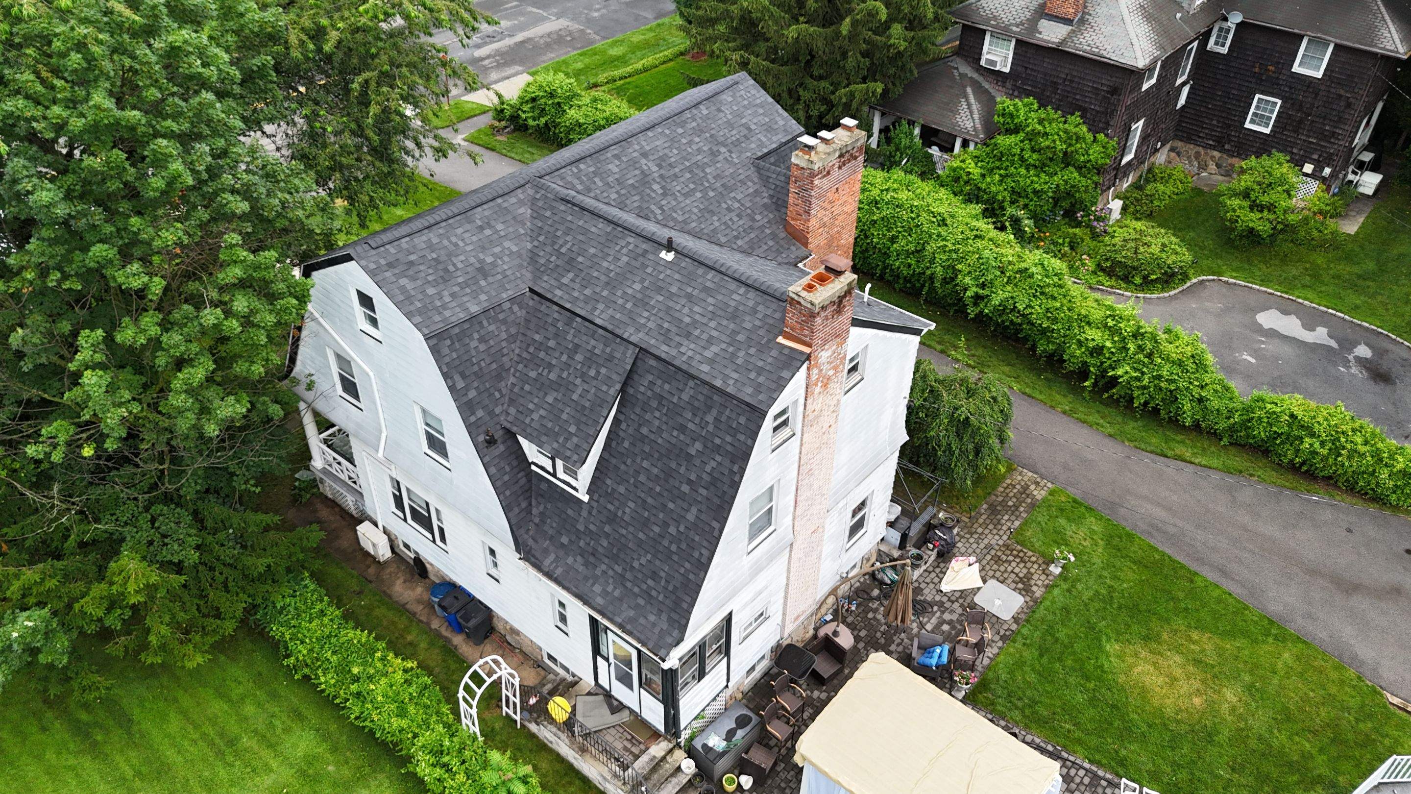 Project in New Rochelle by The Energy Efficient Roofer & George's Seamless Gutters