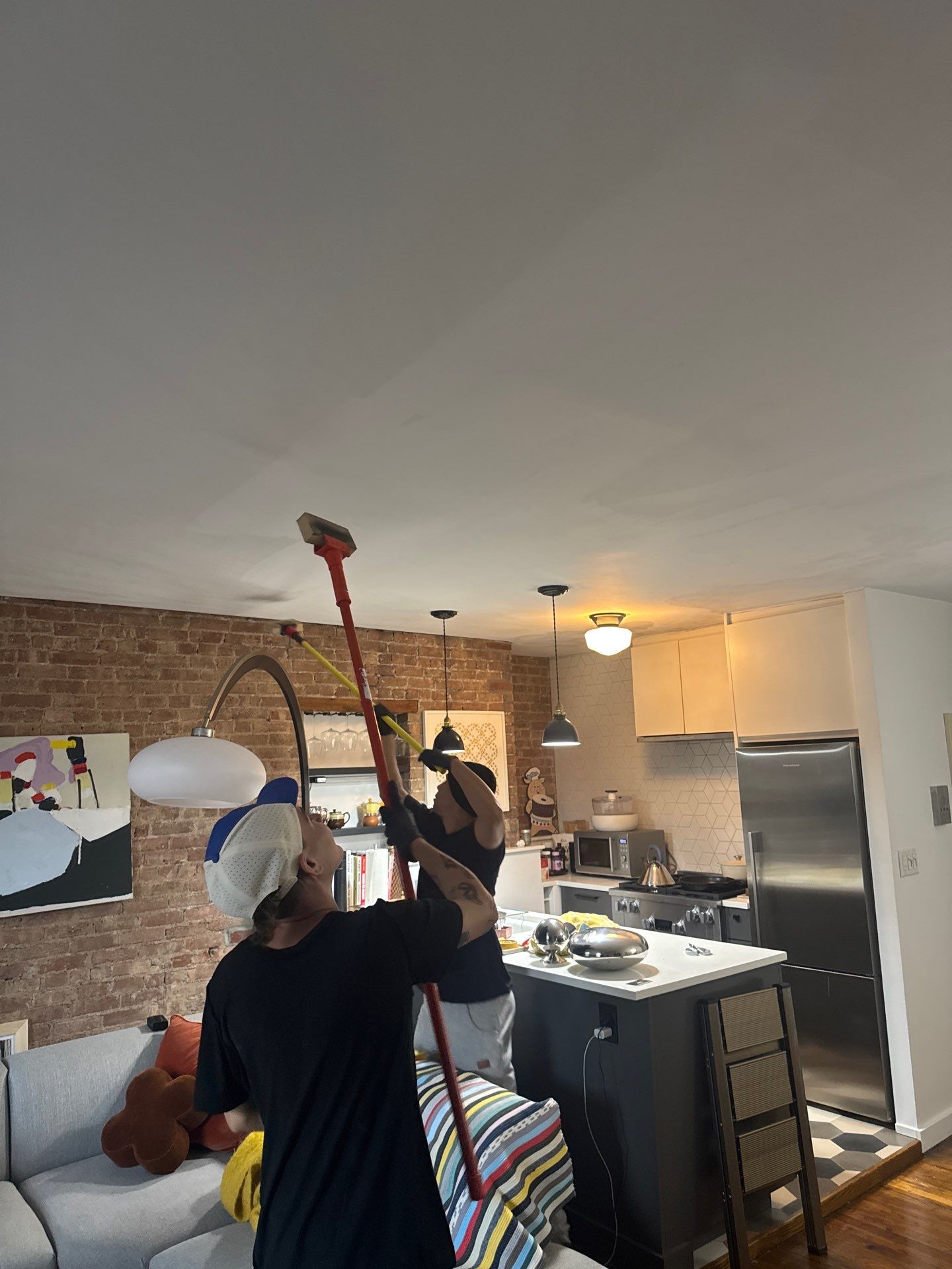 Fire Damage Restoration and Ceiling Repair in Brooklyn Apartment by Newhouse Restoration