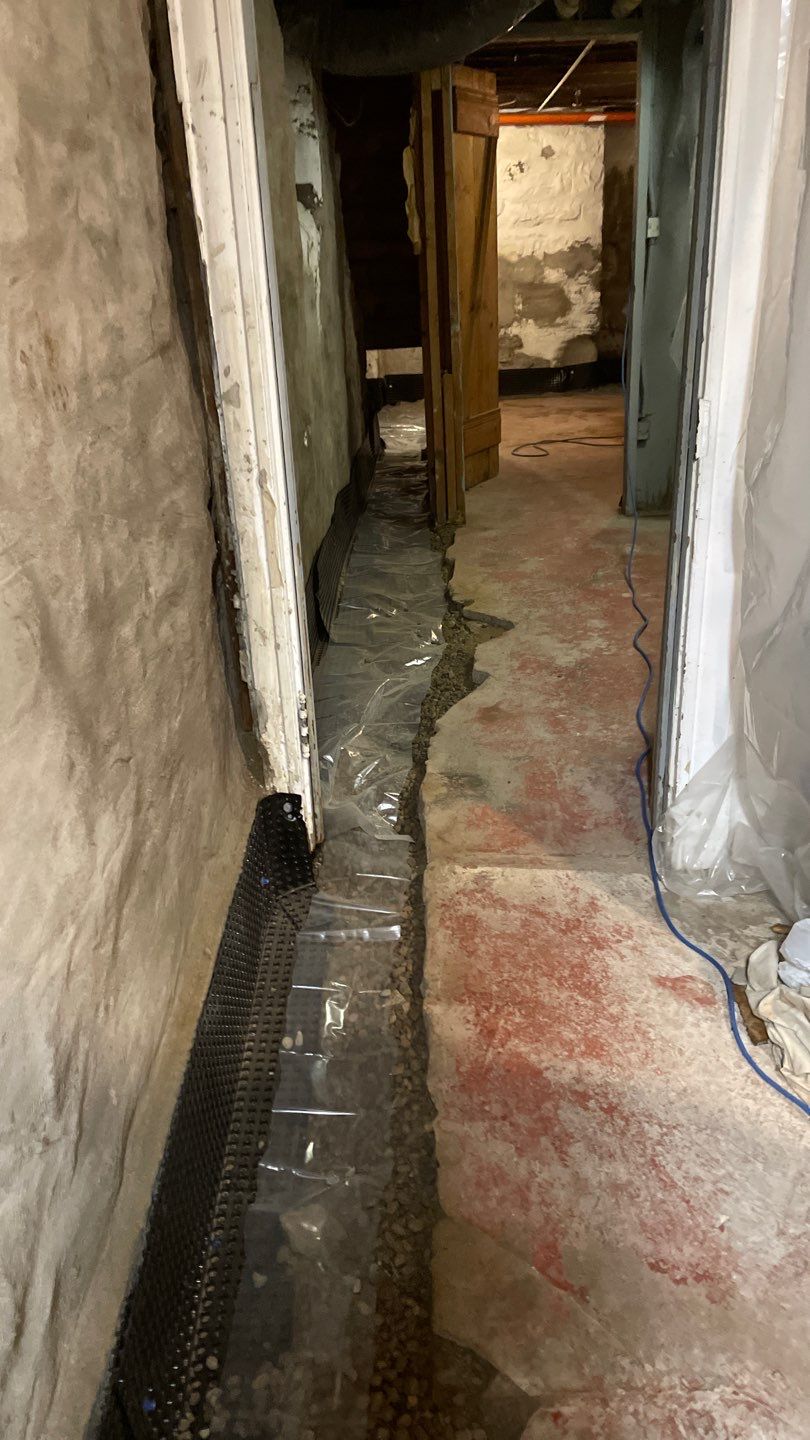 Full Basement Fix for Steve and Lisa by Waterproofing Northeast