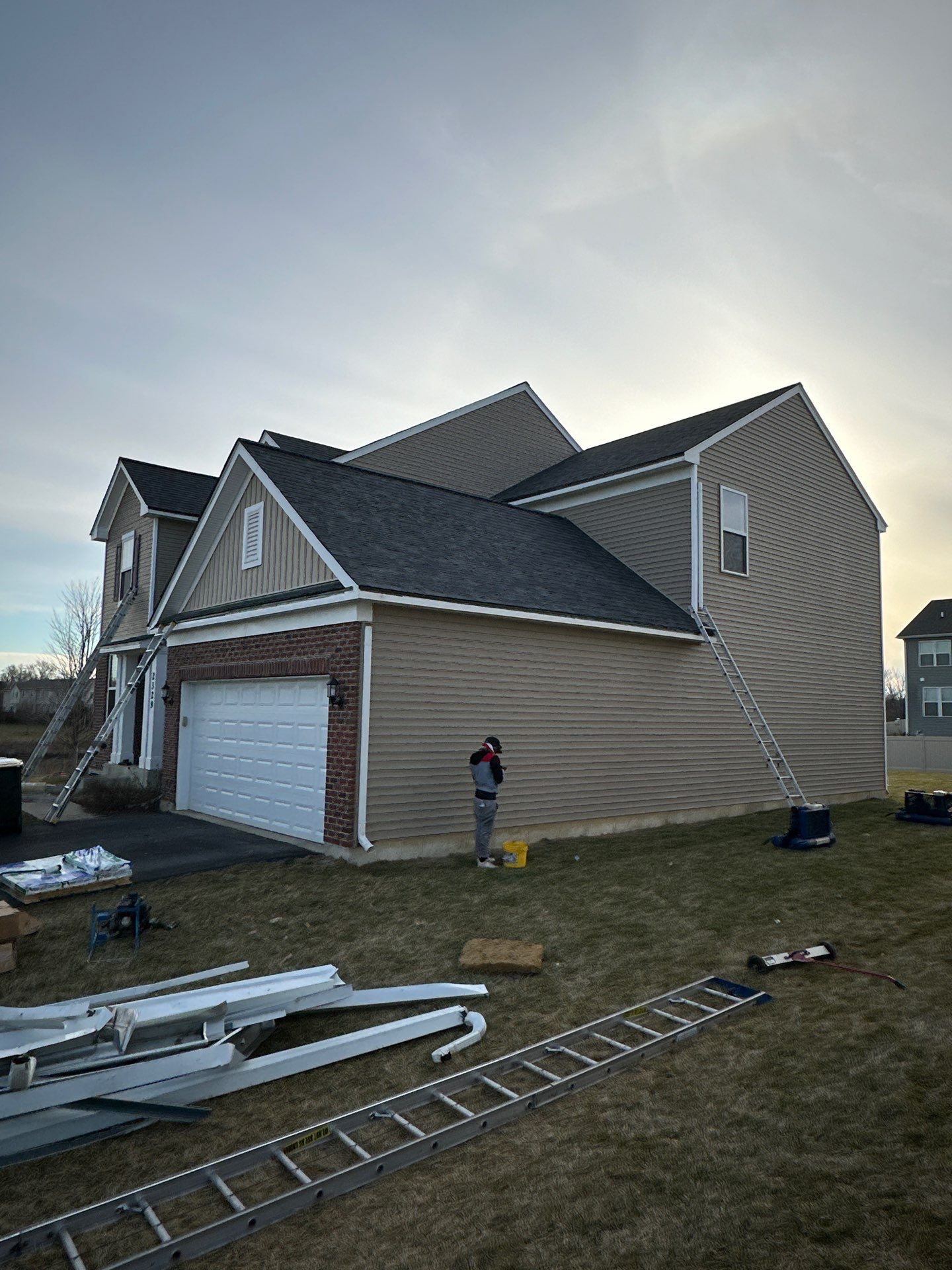 Residential Roofing Installation using Malarkey Roofing by Perfect Exteriors Inc. 